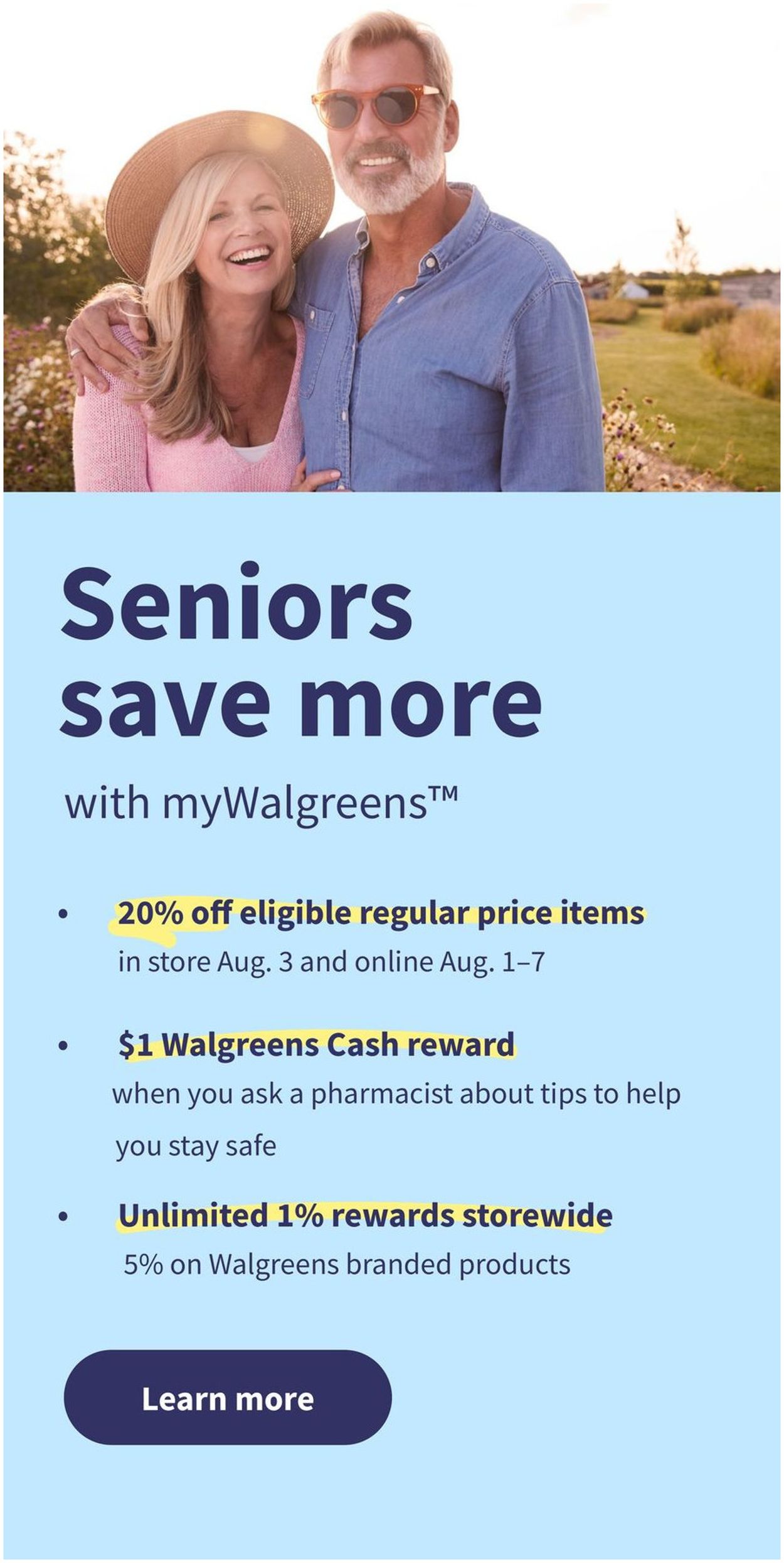 Catalogue Walgreens from 08/01/2021