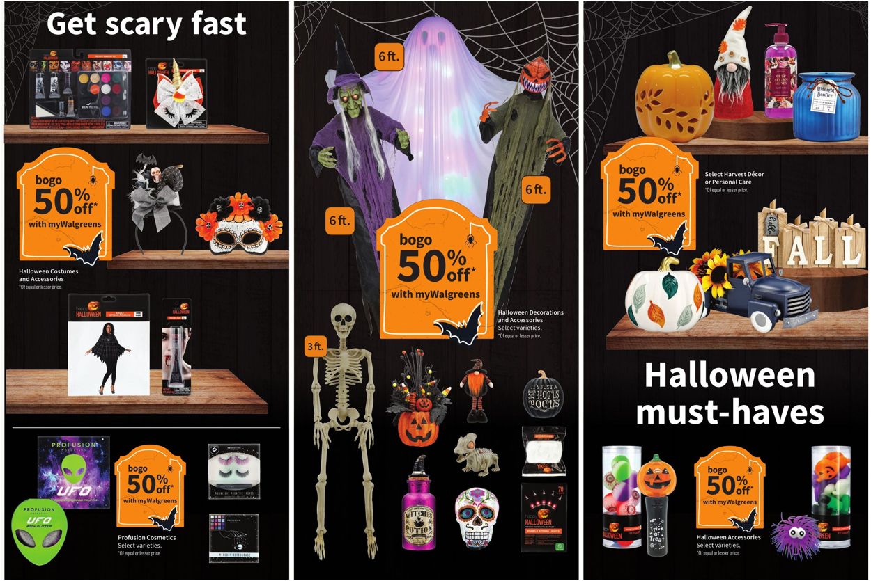 Catalogue Walgreens Halloween 2021 from 10/17/2021