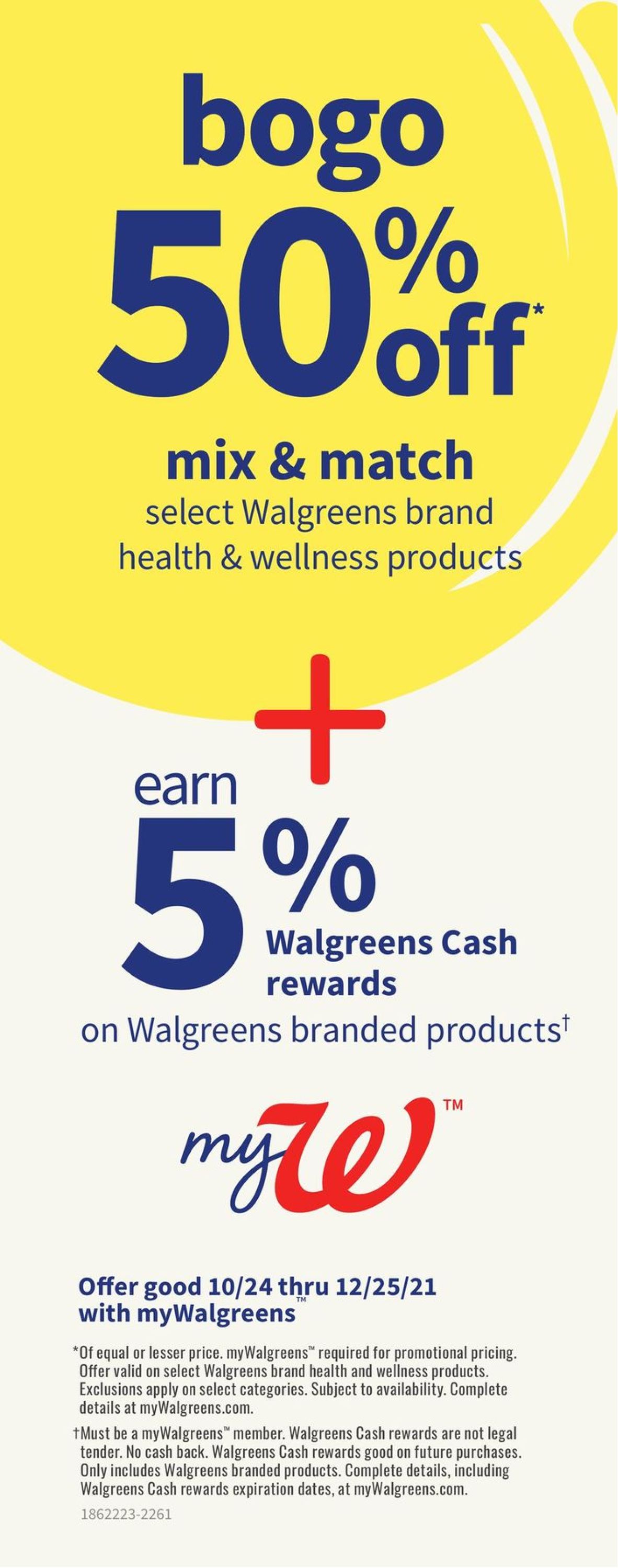 Catalogue Walgreens from 10/24/2021