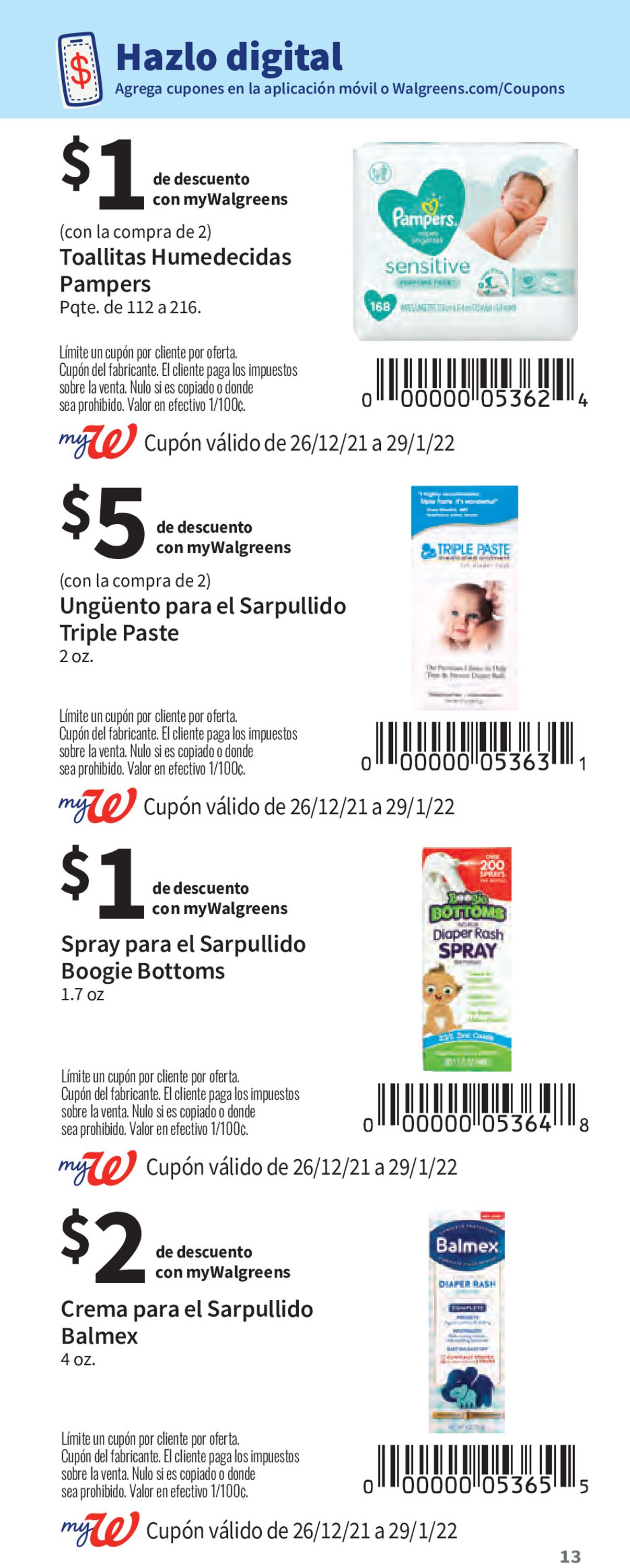 Catalogue Walgreens from 12/26/2021