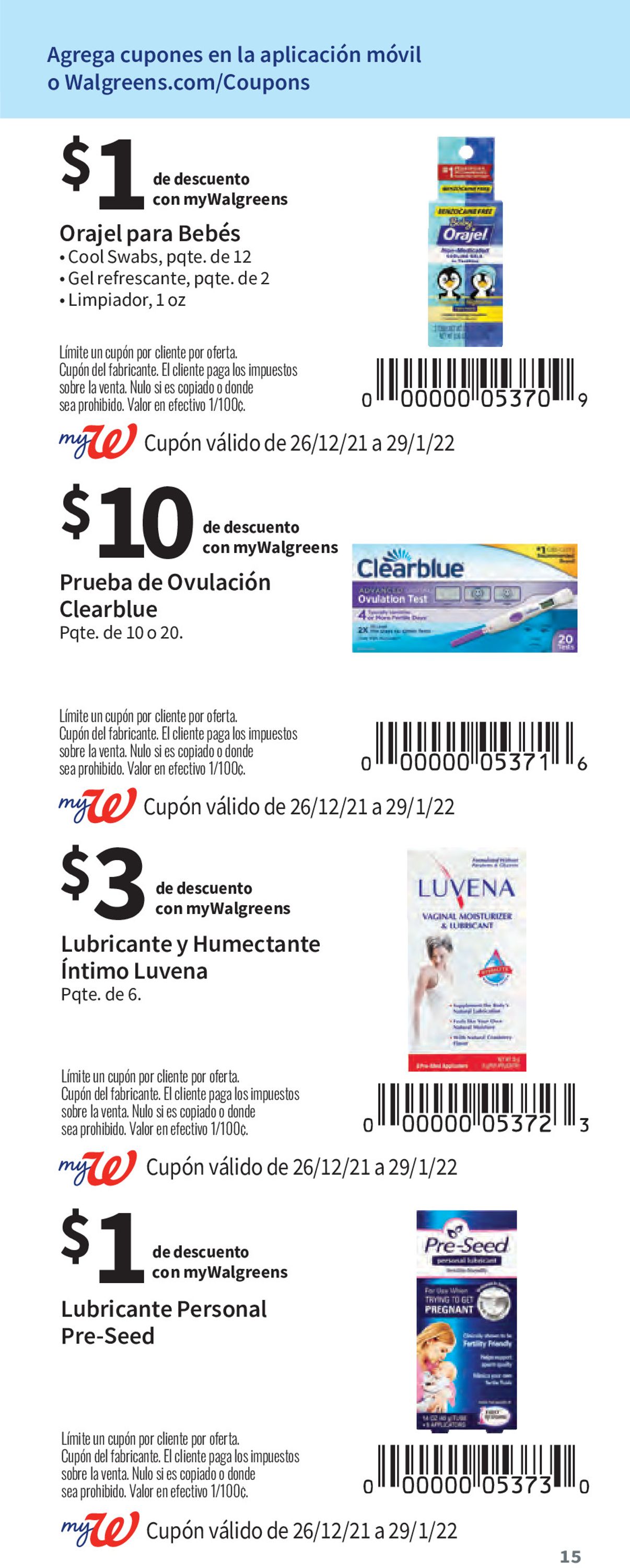 Catalogue Walgreens from 12/26/2021