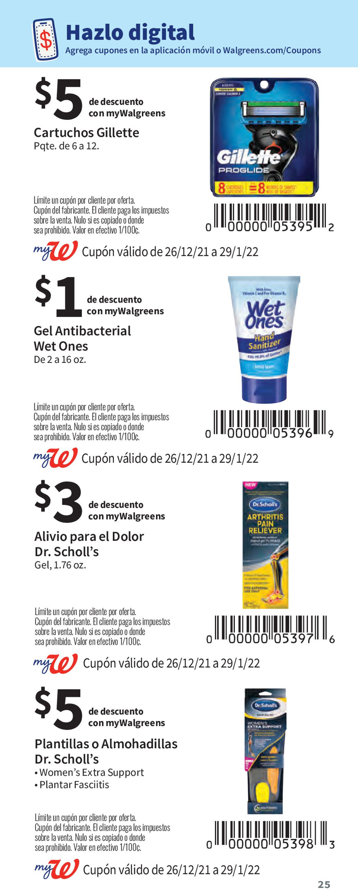 Catalogue Walgreens from 12/26/2021