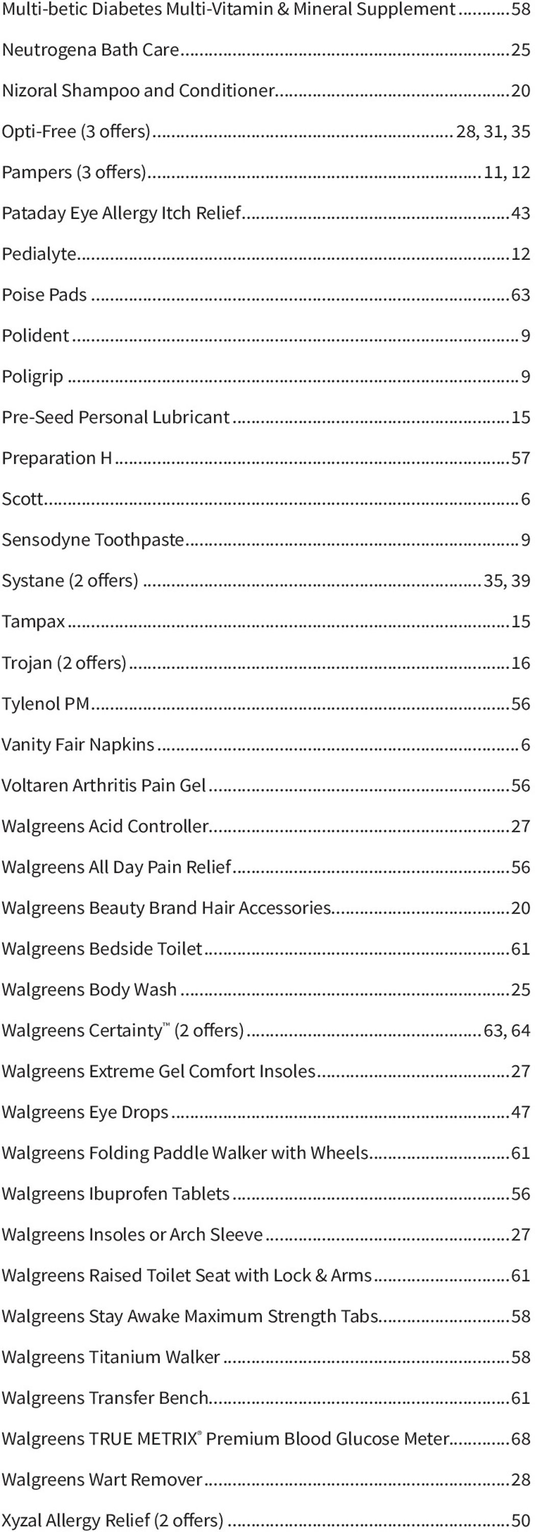 Catalogue Walgreens from 01/30/2022