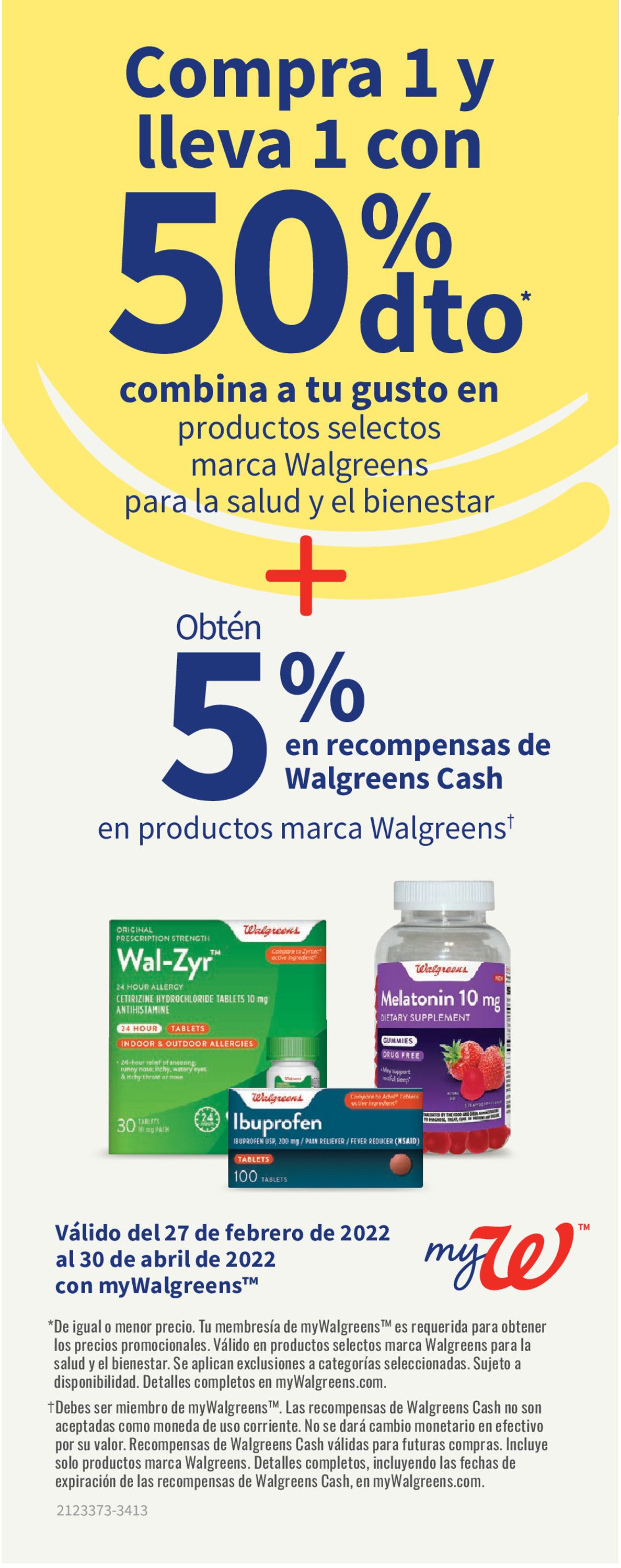 Catalogue Walgreens from 03/27/2022