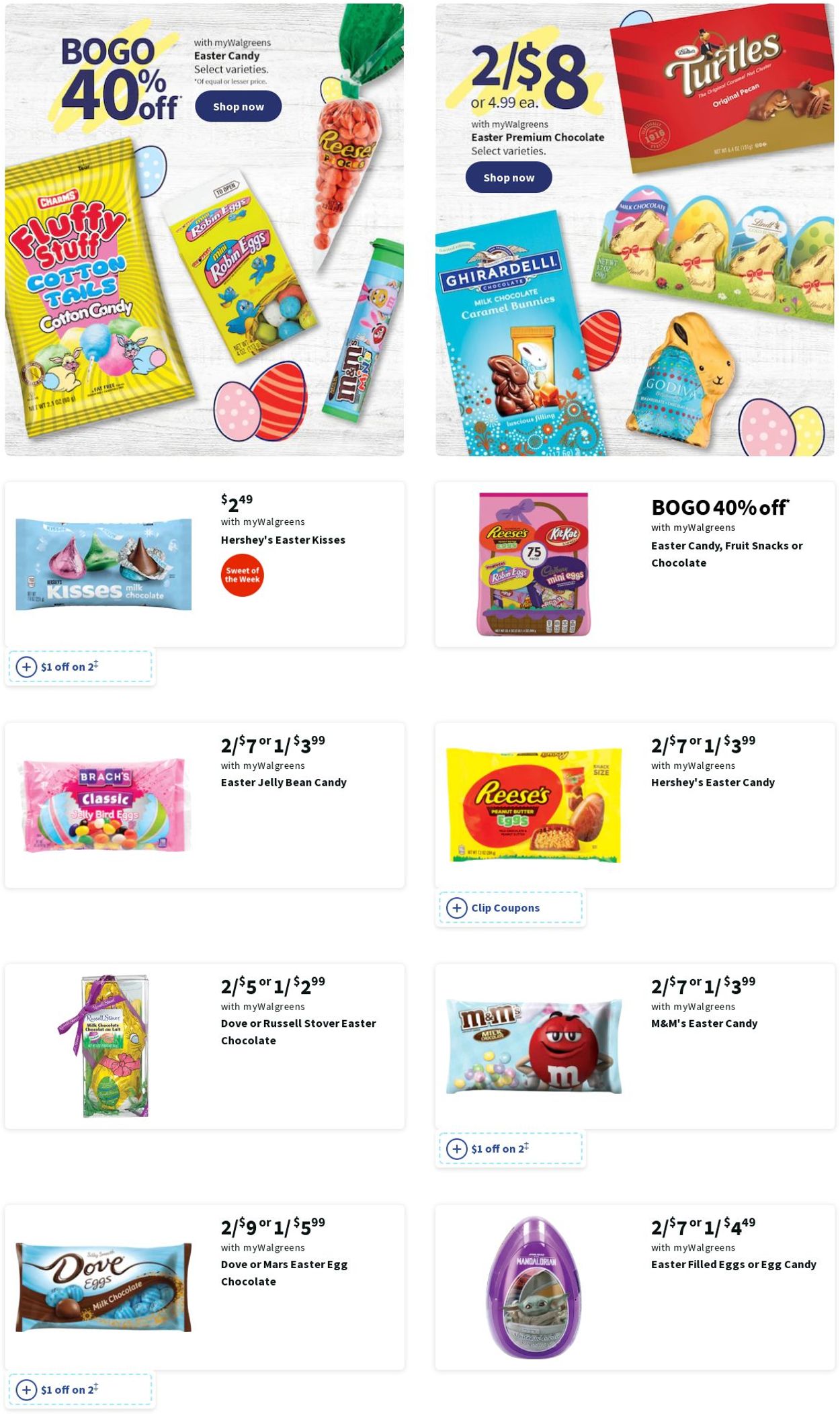 Catalogue Walgreens EASTER 2022 from 04/03/2022