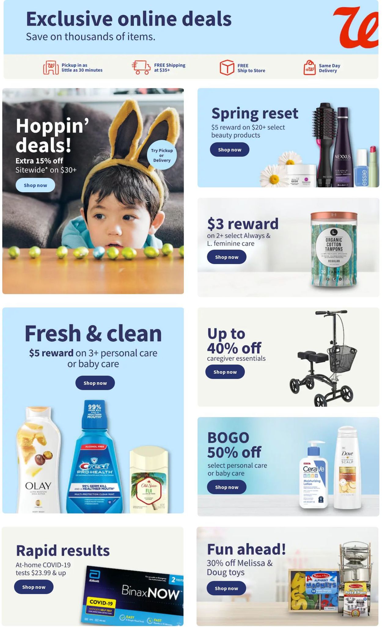 Catalogue Walgreens EASTER 2022 from 04/10/2022