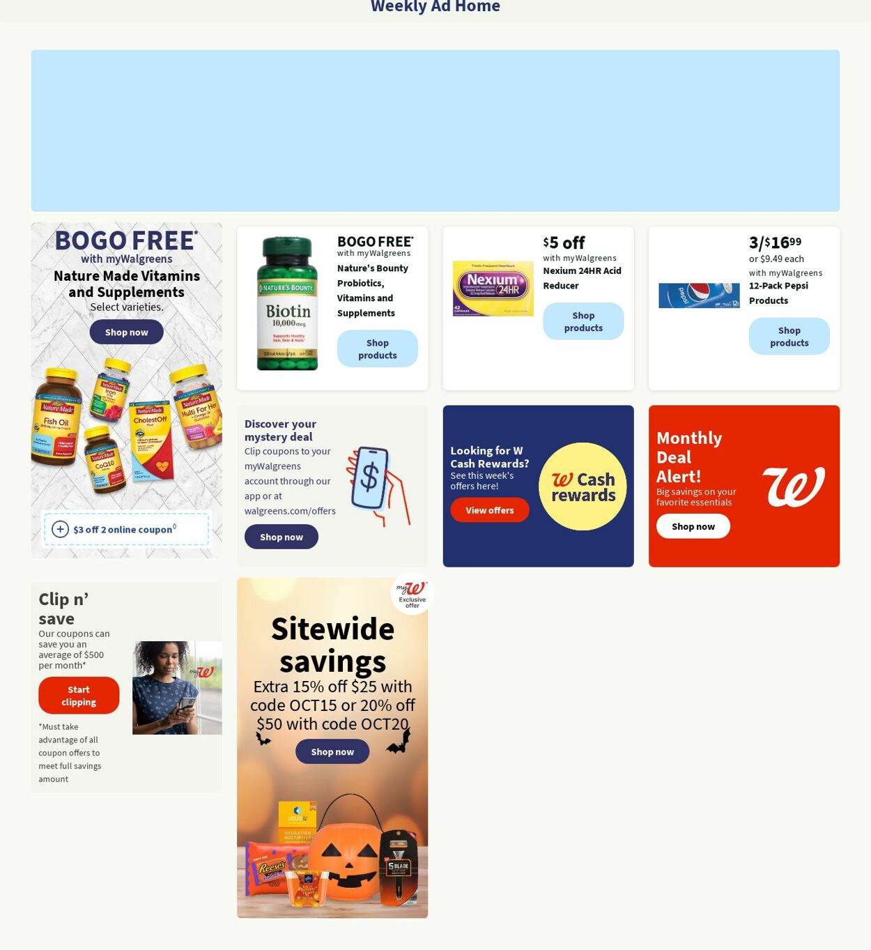 Catalogue Walgreens from 10/23/2023