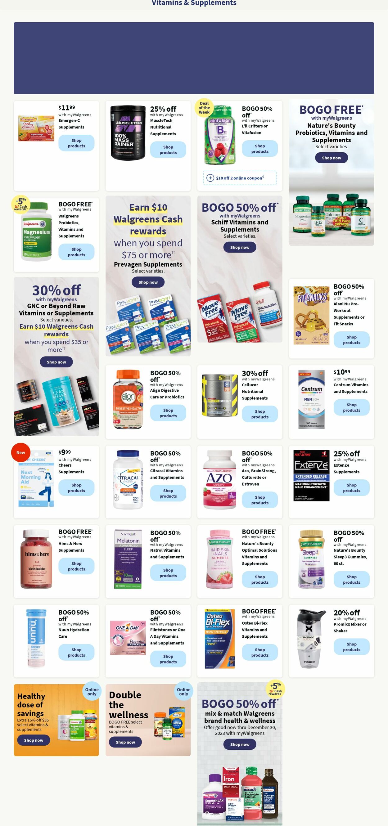 Catalogue Walgreens from 11/20/2023