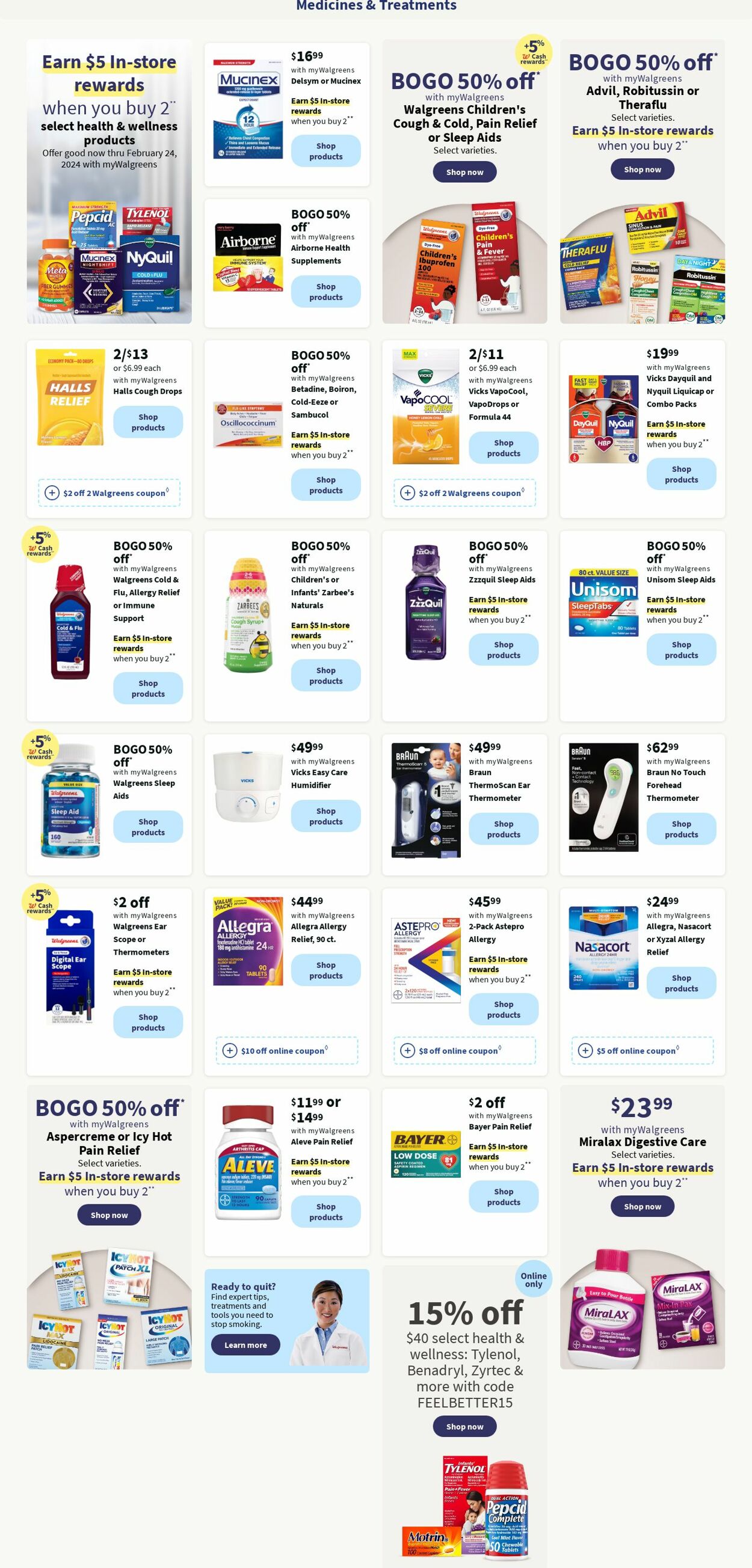 Catalogue Walgreens from 01/22/2024