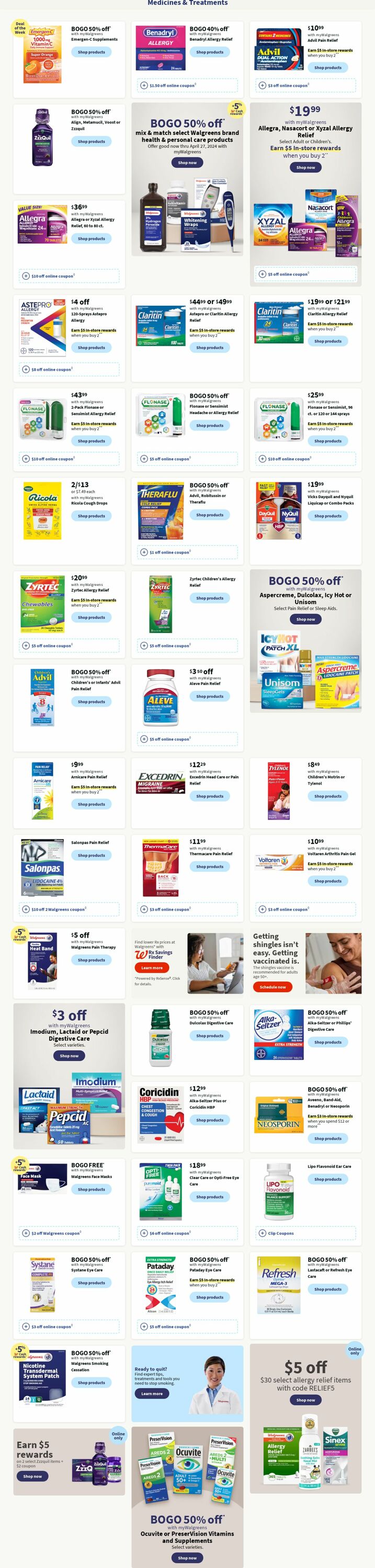 Catalogue Walgreens from 03/11/2024