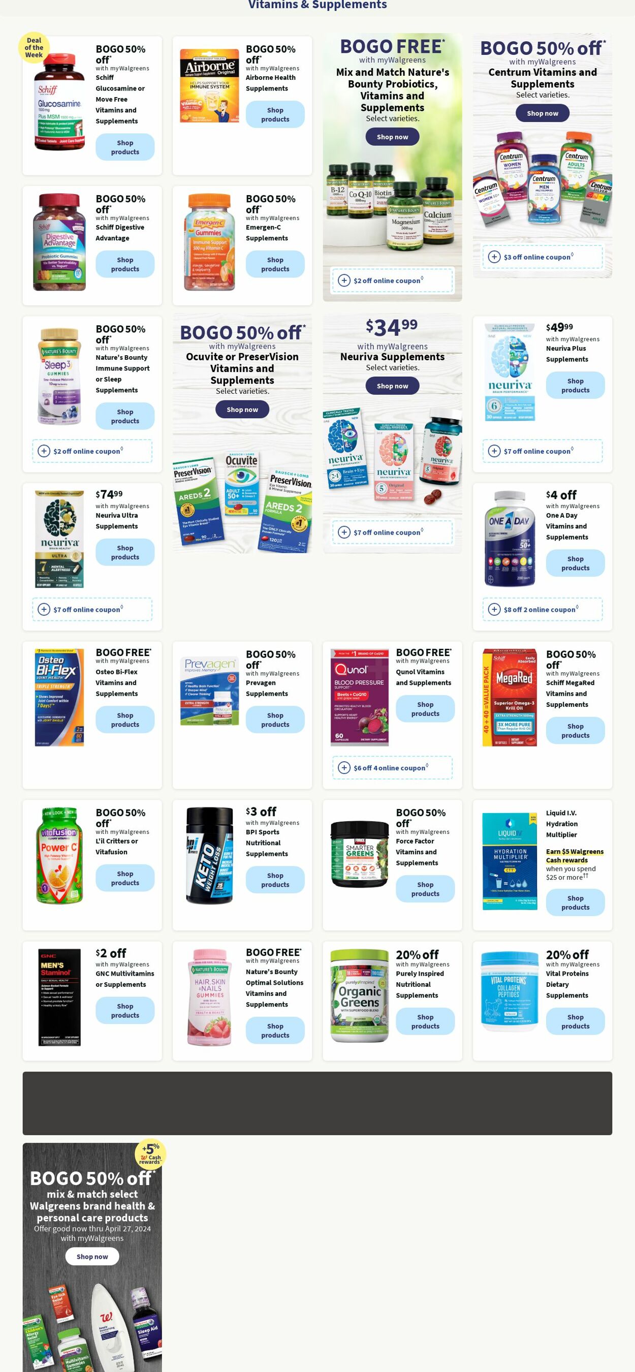 Catalogue Walgreens from 04/08/2024