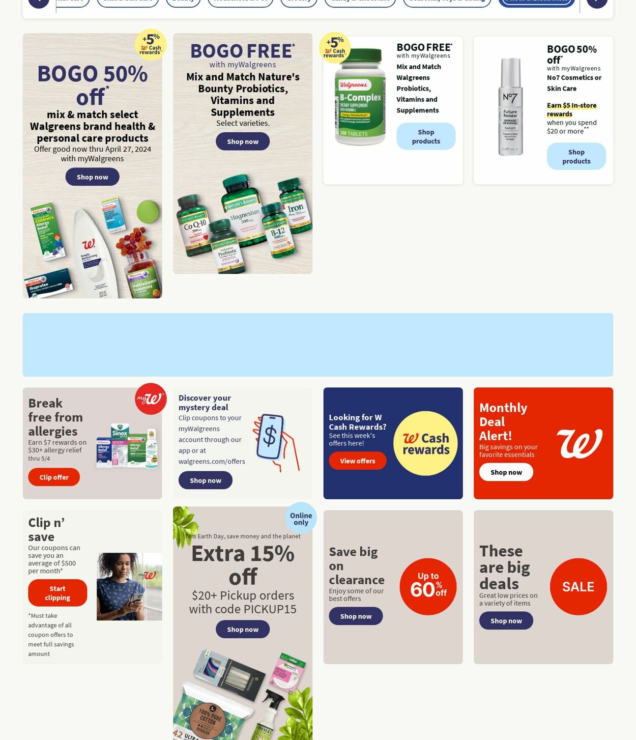 Catalogue Walgreens from 04/22/2024