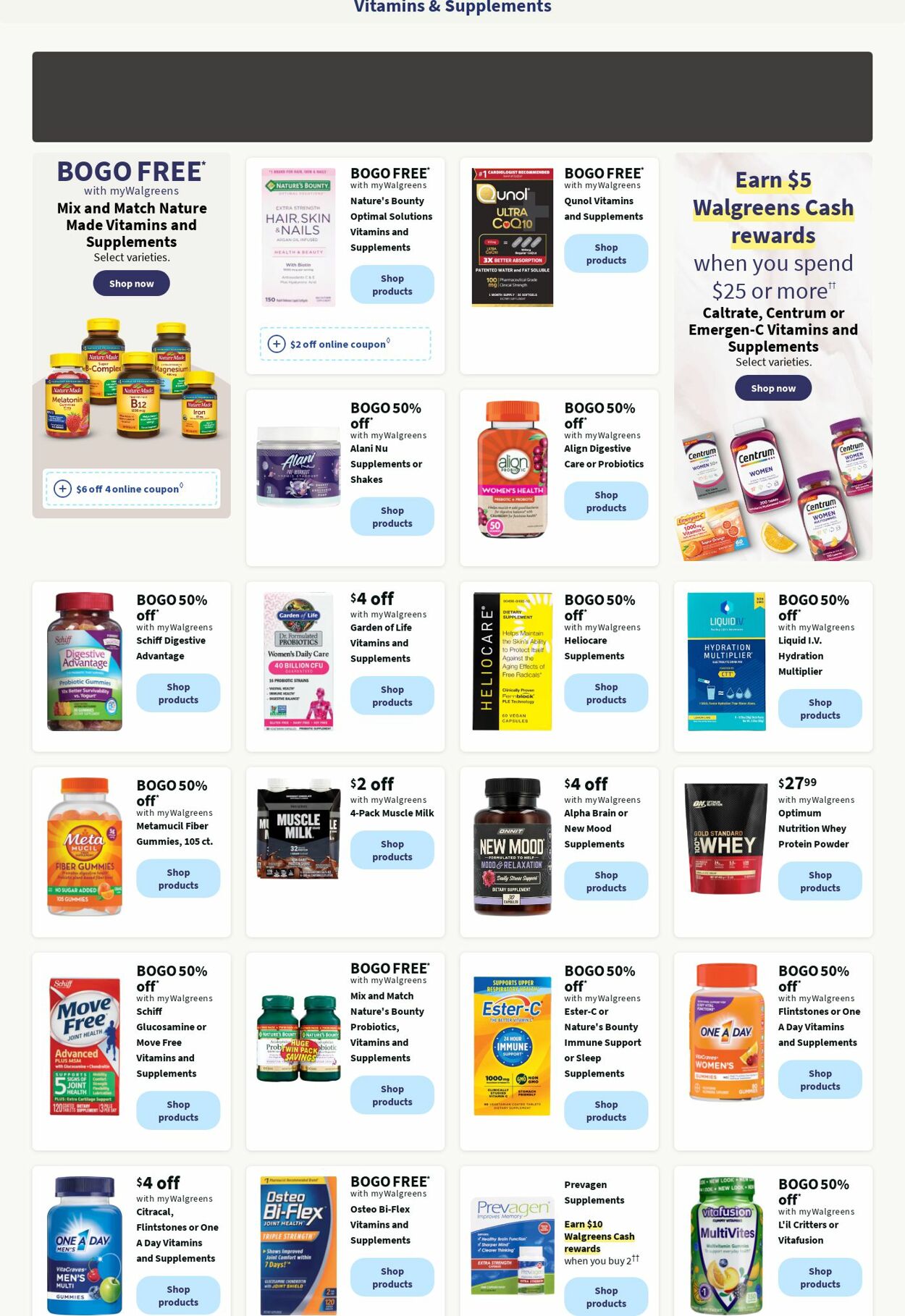 Catalogue Walgreens from 05/13/2024