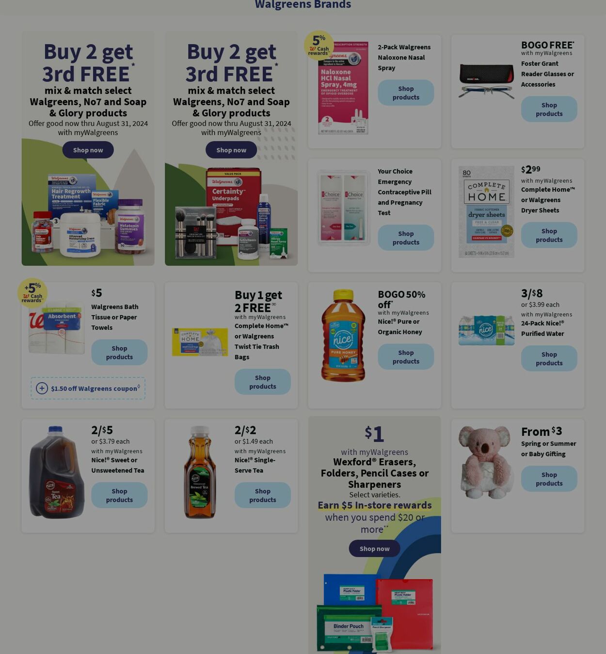 Catalogue Walgreens from 07/08/2024