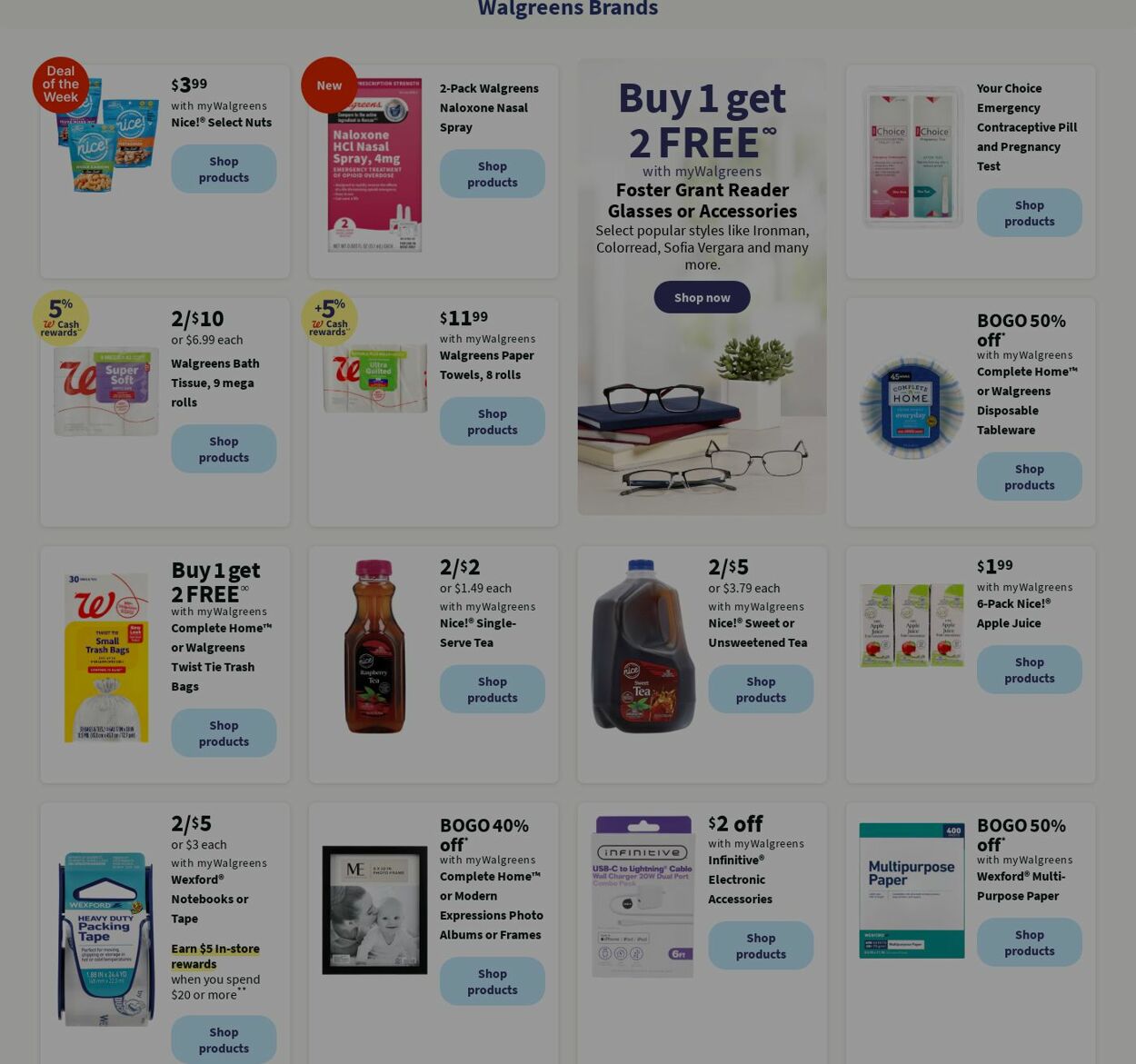 Catalogue Walgreens from 08/12/2024