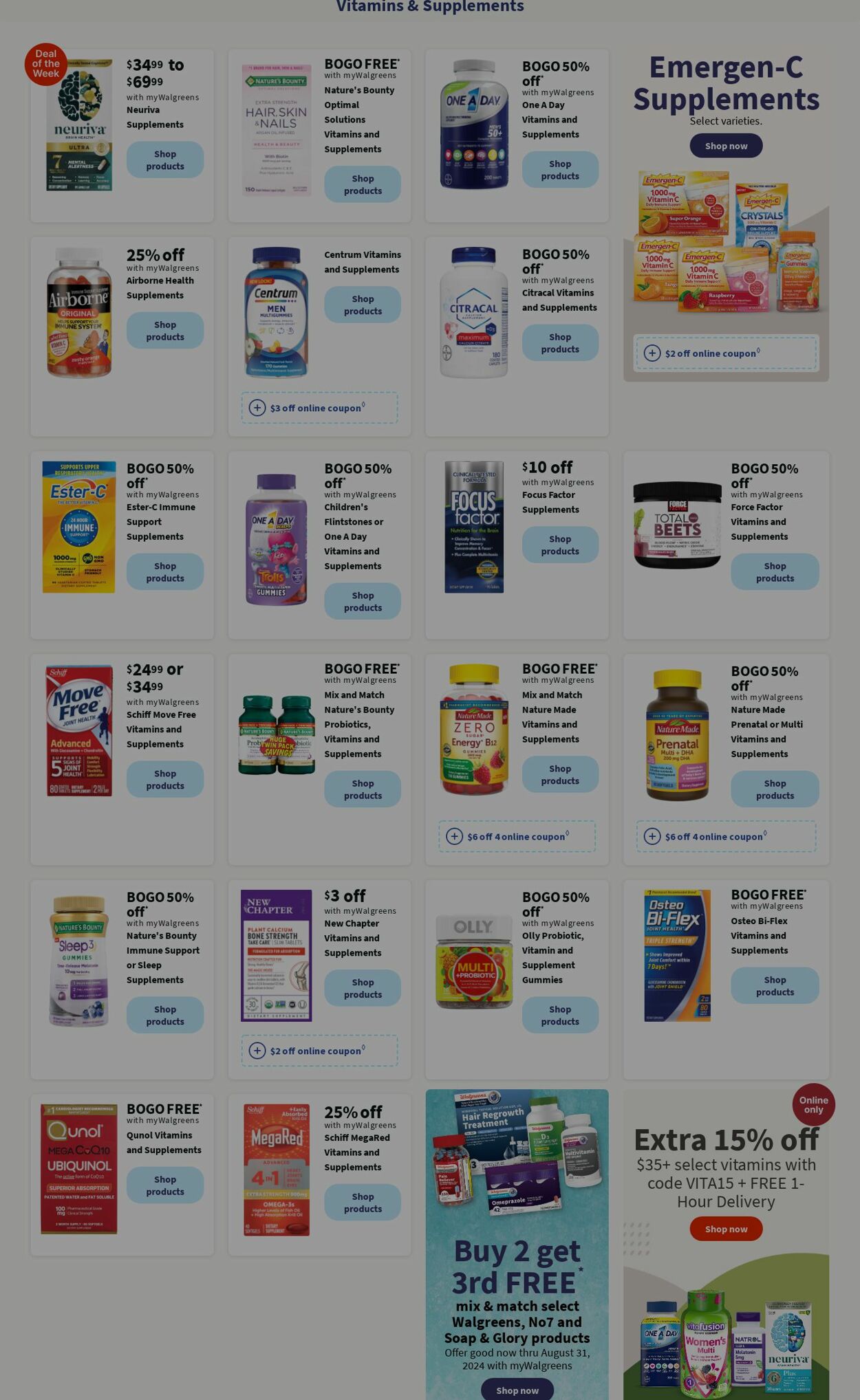 Catalogue Walgreens from 08/12/2024