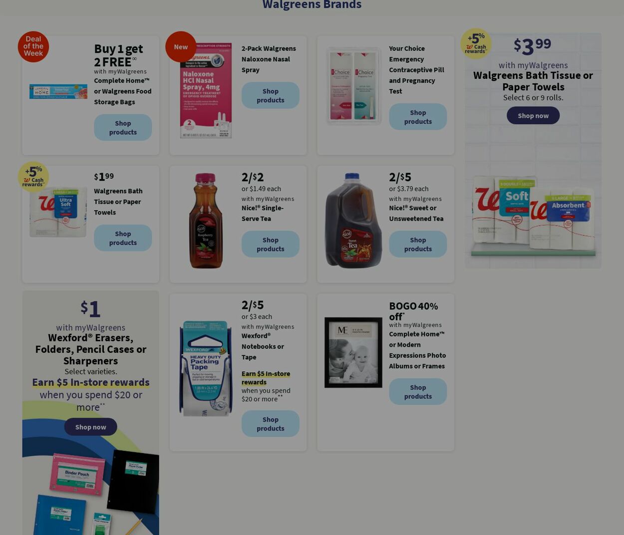 Catalogue Walgreens from 08/19/2024