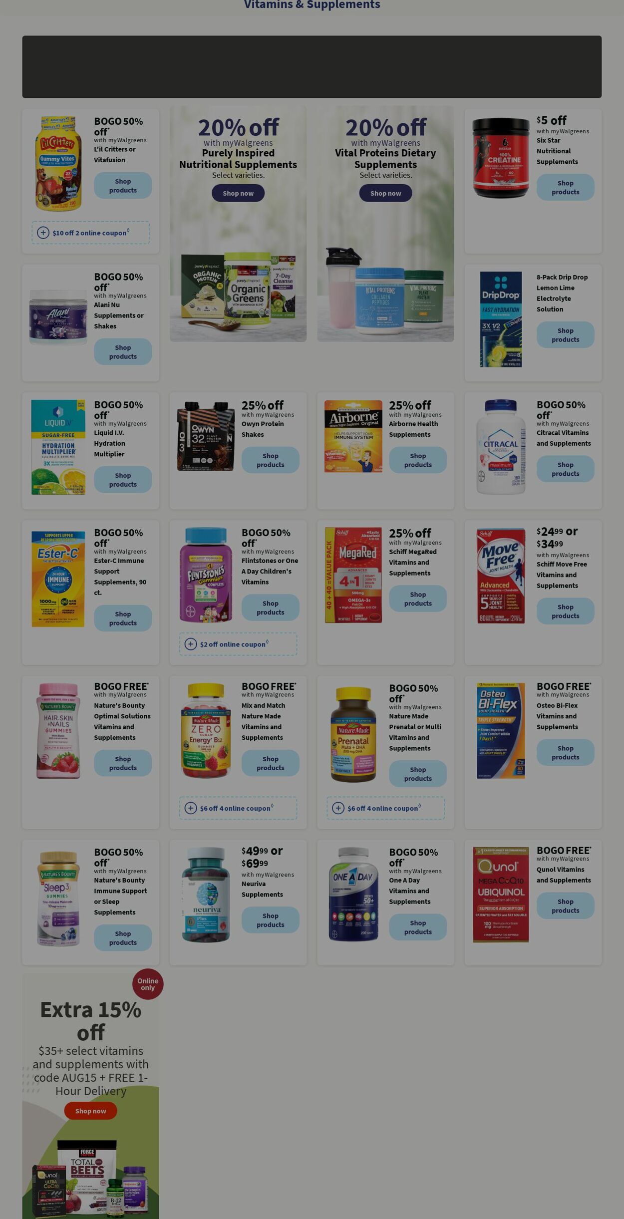 Catalogue Walgreens from 08/19/2024