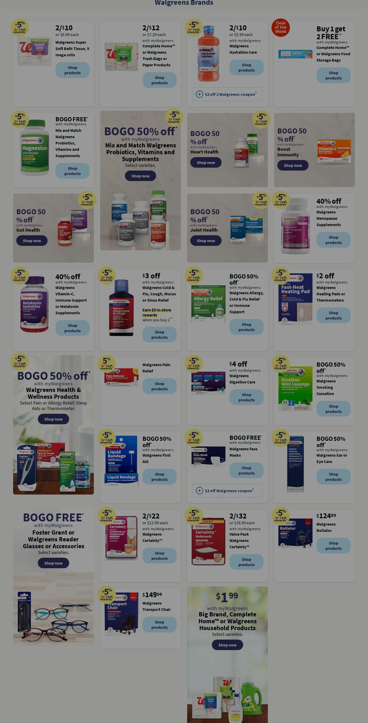 Catalogue Walgreens from 09/16/2024