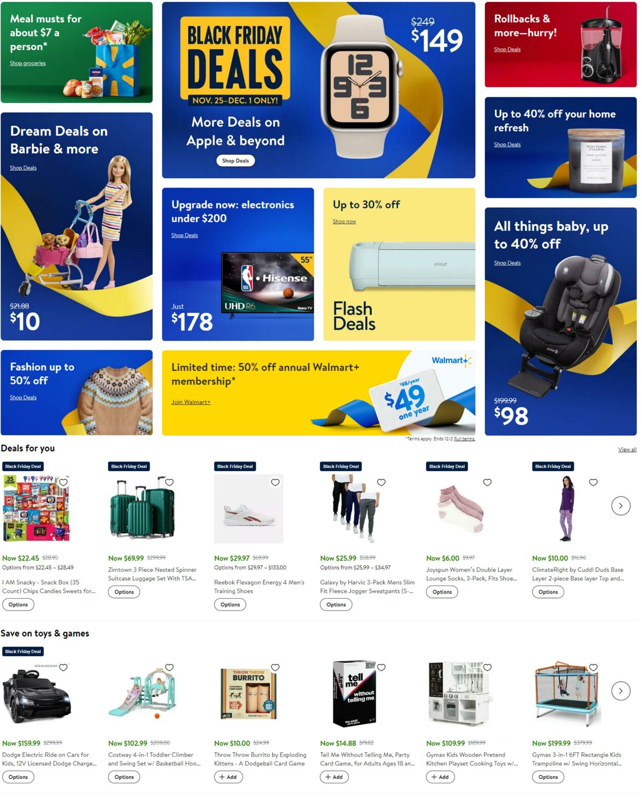 Catalogue Walmart from 11/25/2024