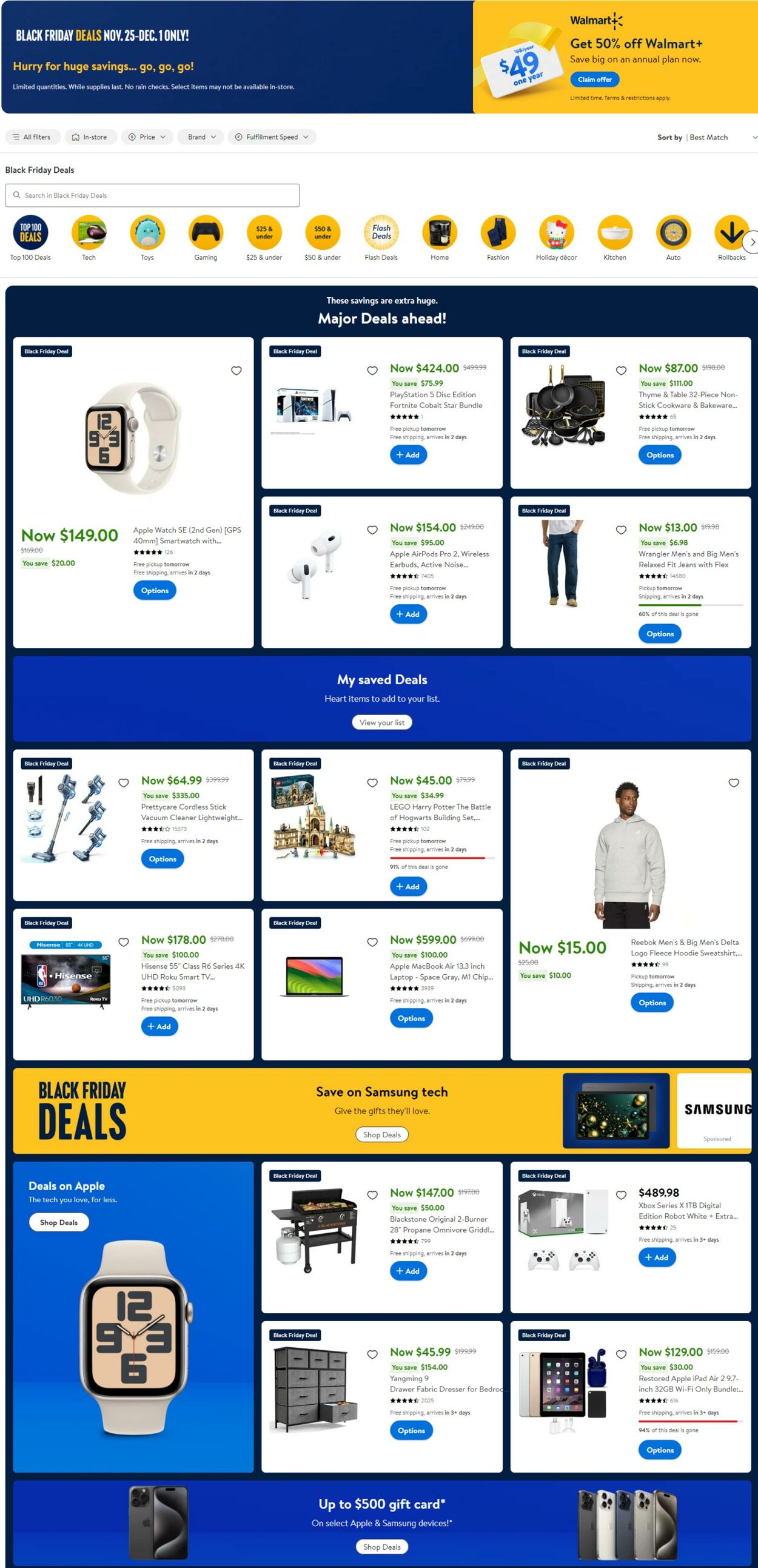 Catalogue Walmart from 11/25/2024