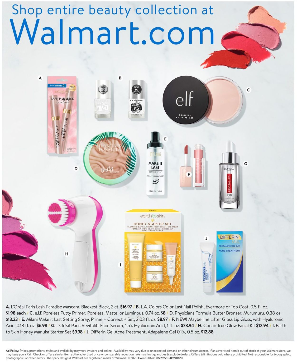 Catalogue Walmart from 07/29/2020