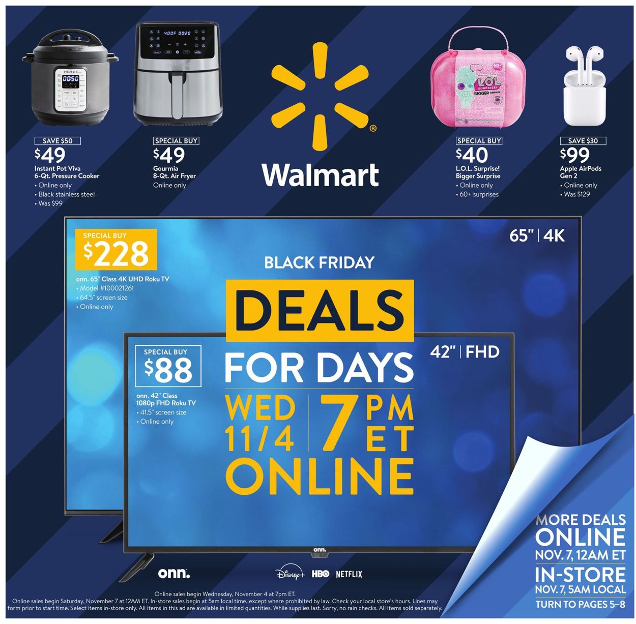 Catalogue Walmart Black Friday 2020 from 11/04/2020