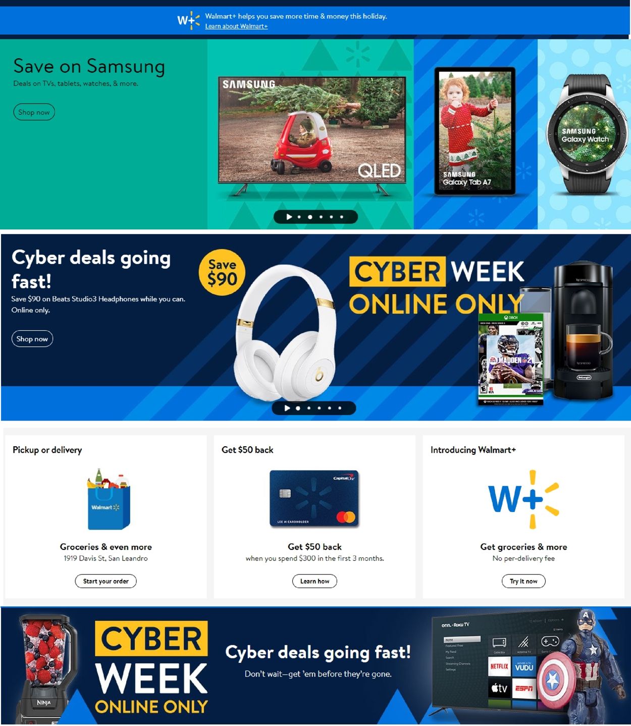 Catalogue Walmart Cyber Week 2020 from 12/02/2020