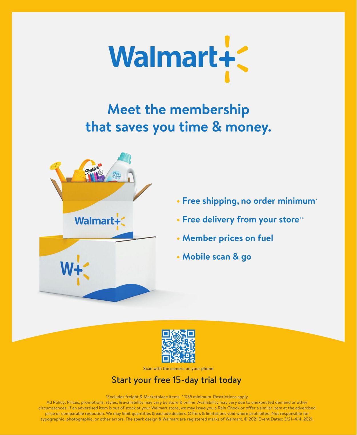 Catalogue Walmart from 03/21/2021