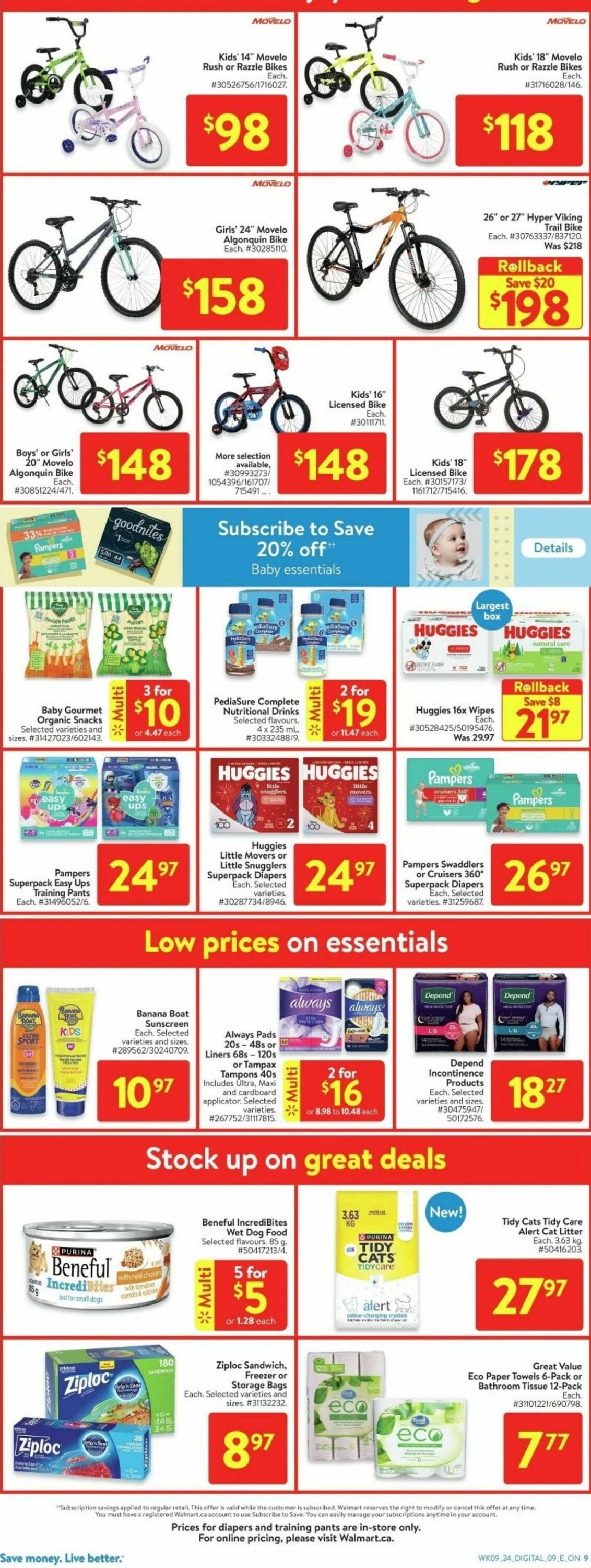 Catalogue Walmart from 03/20/2024