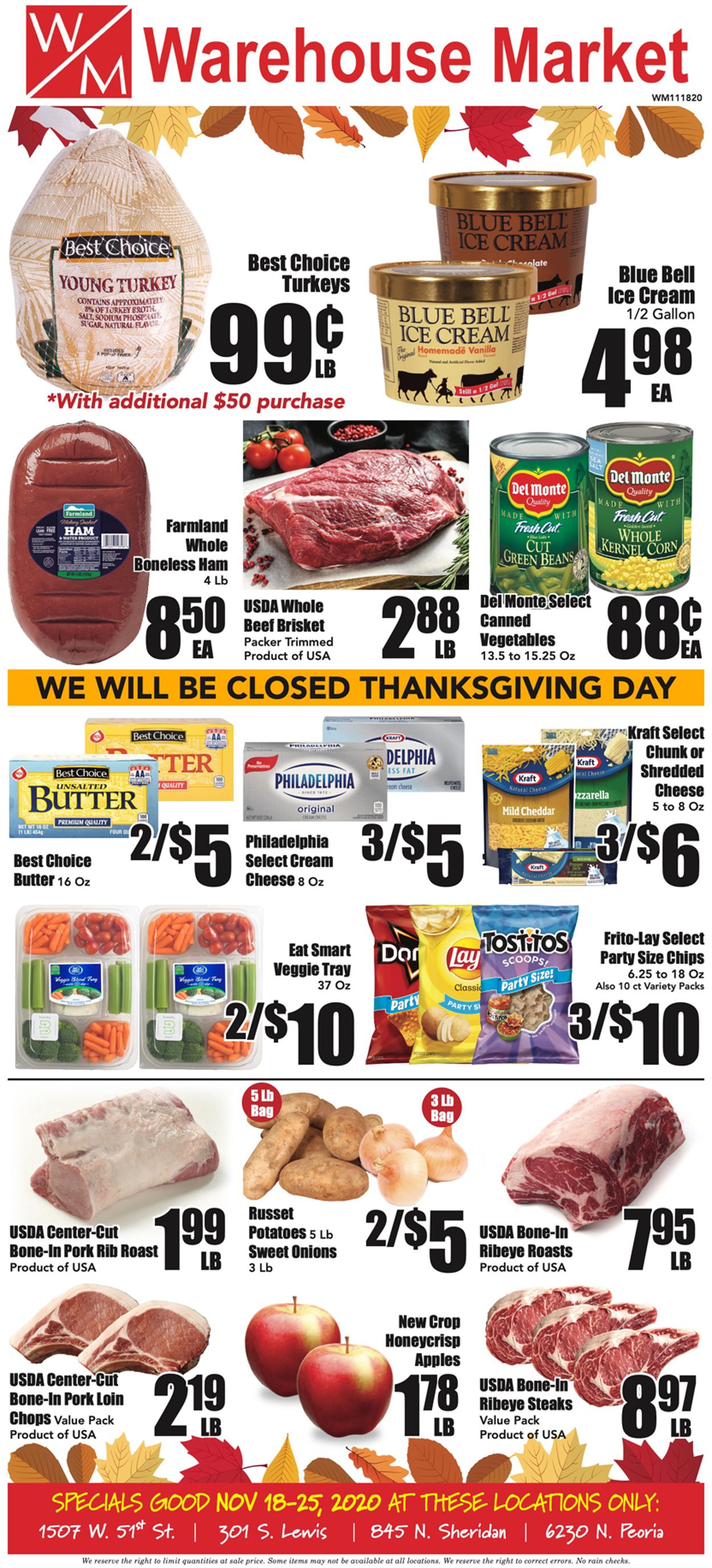 Catalogue Warehouse Market Thanksgiving  2020 from 11/18/2020