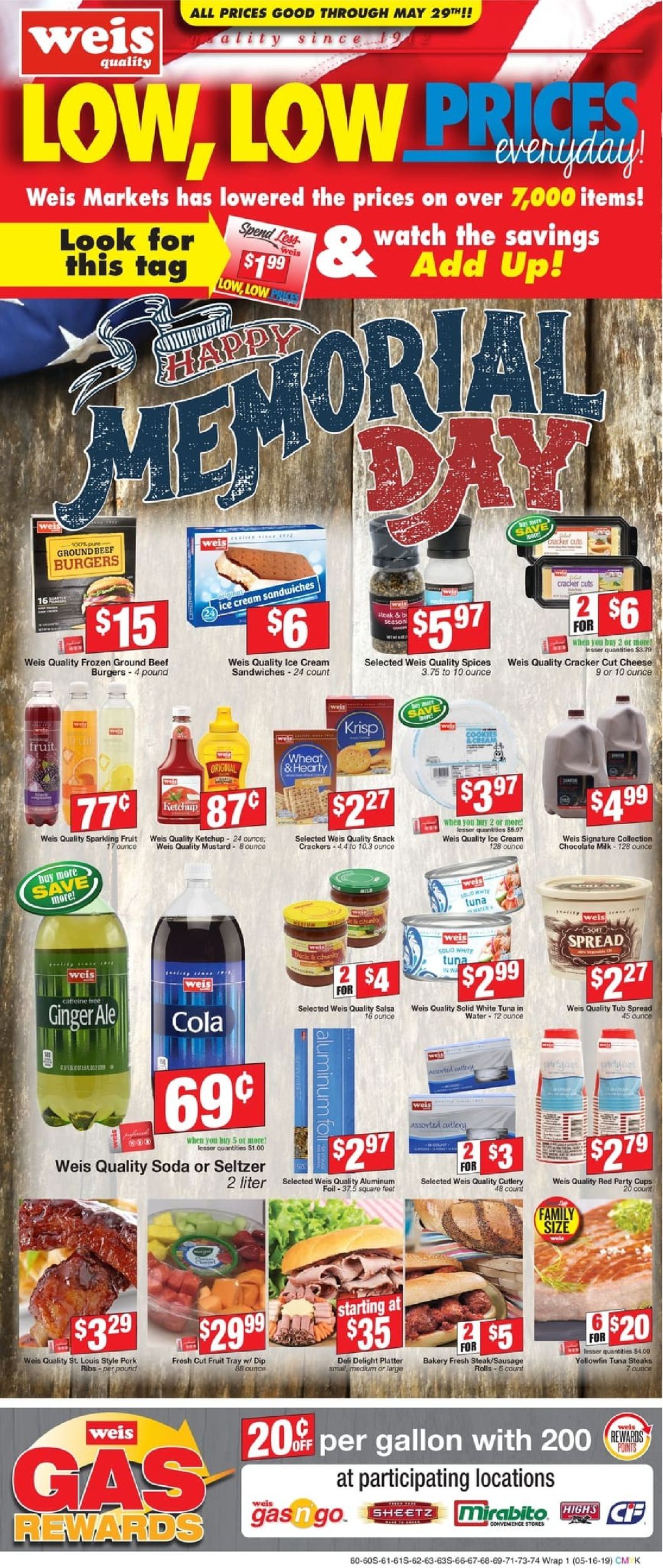 Catalogue Weis from 05/16/2019