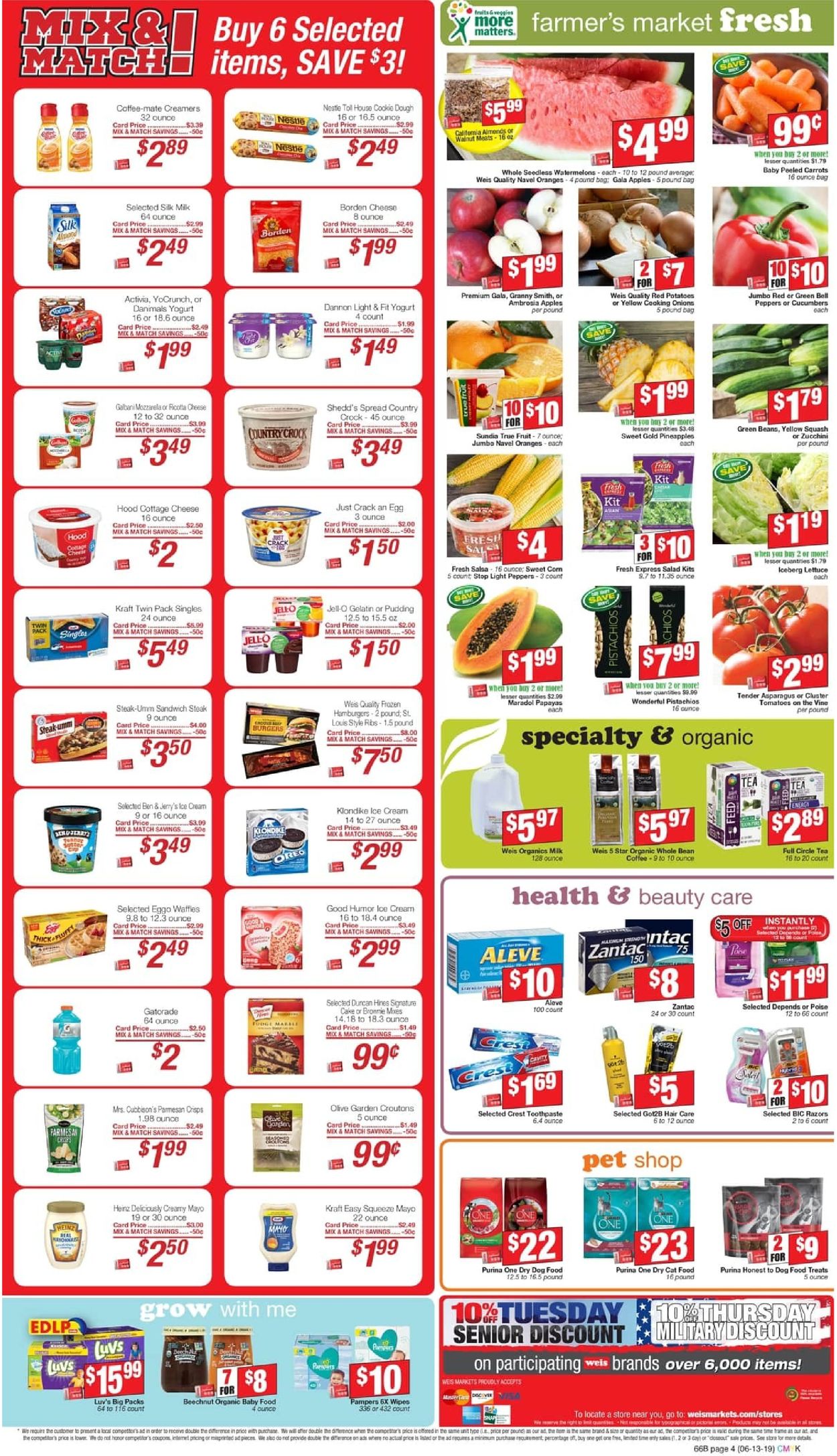 Catalogue Weis from 06/13/2019