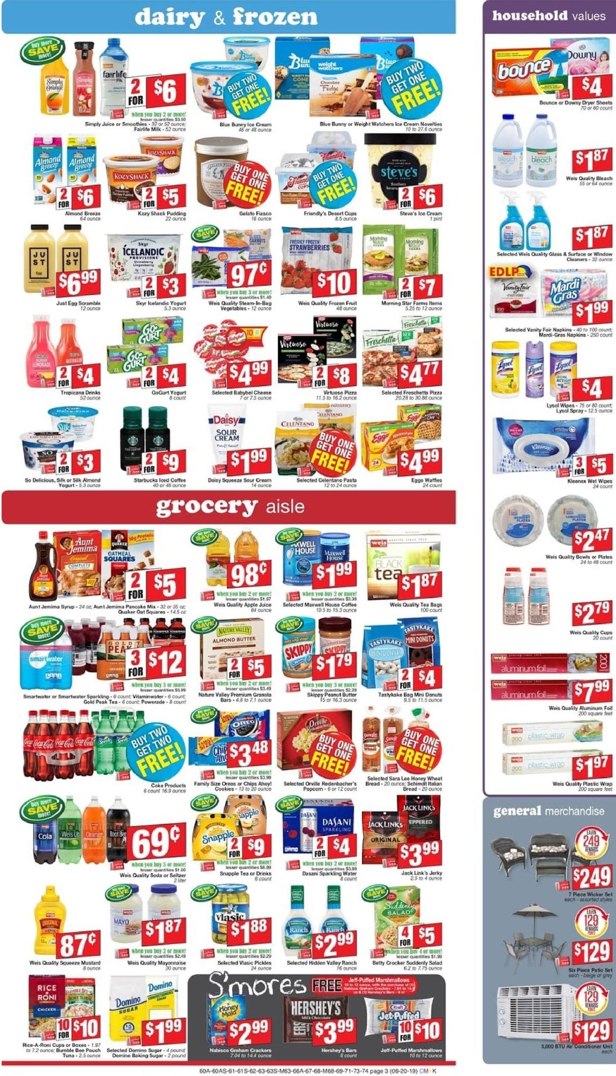 Catalogue Weis from 06/20/2019
