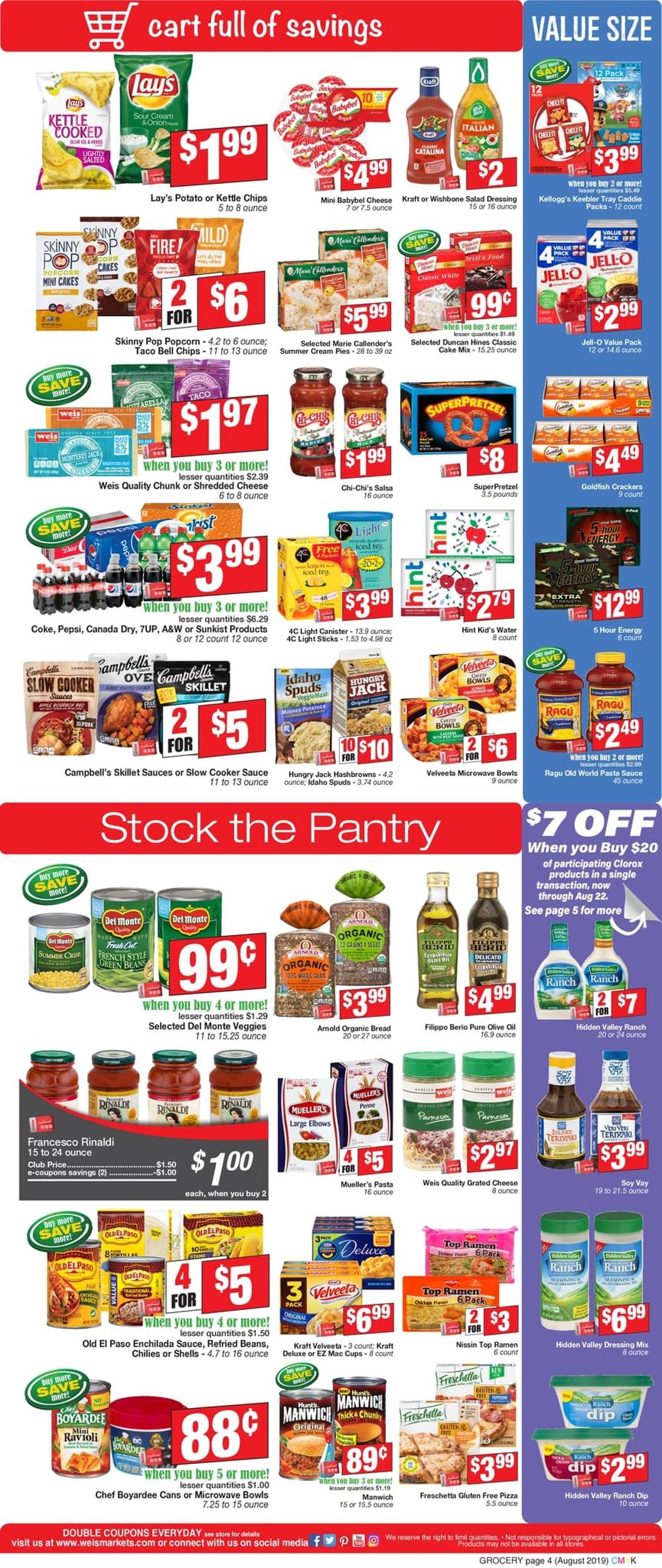 Catalogue Weis from 07/25/2019