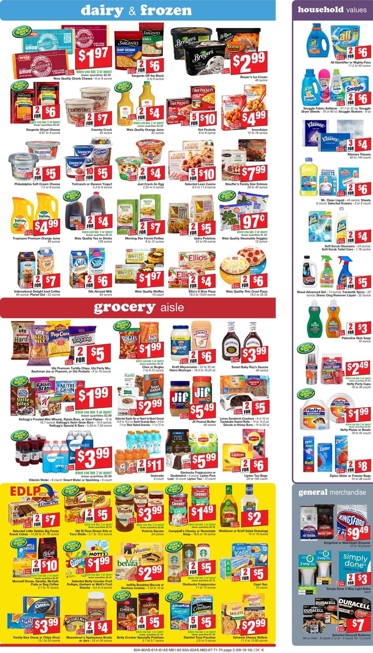 Catalogue Weis from 09/19/2019