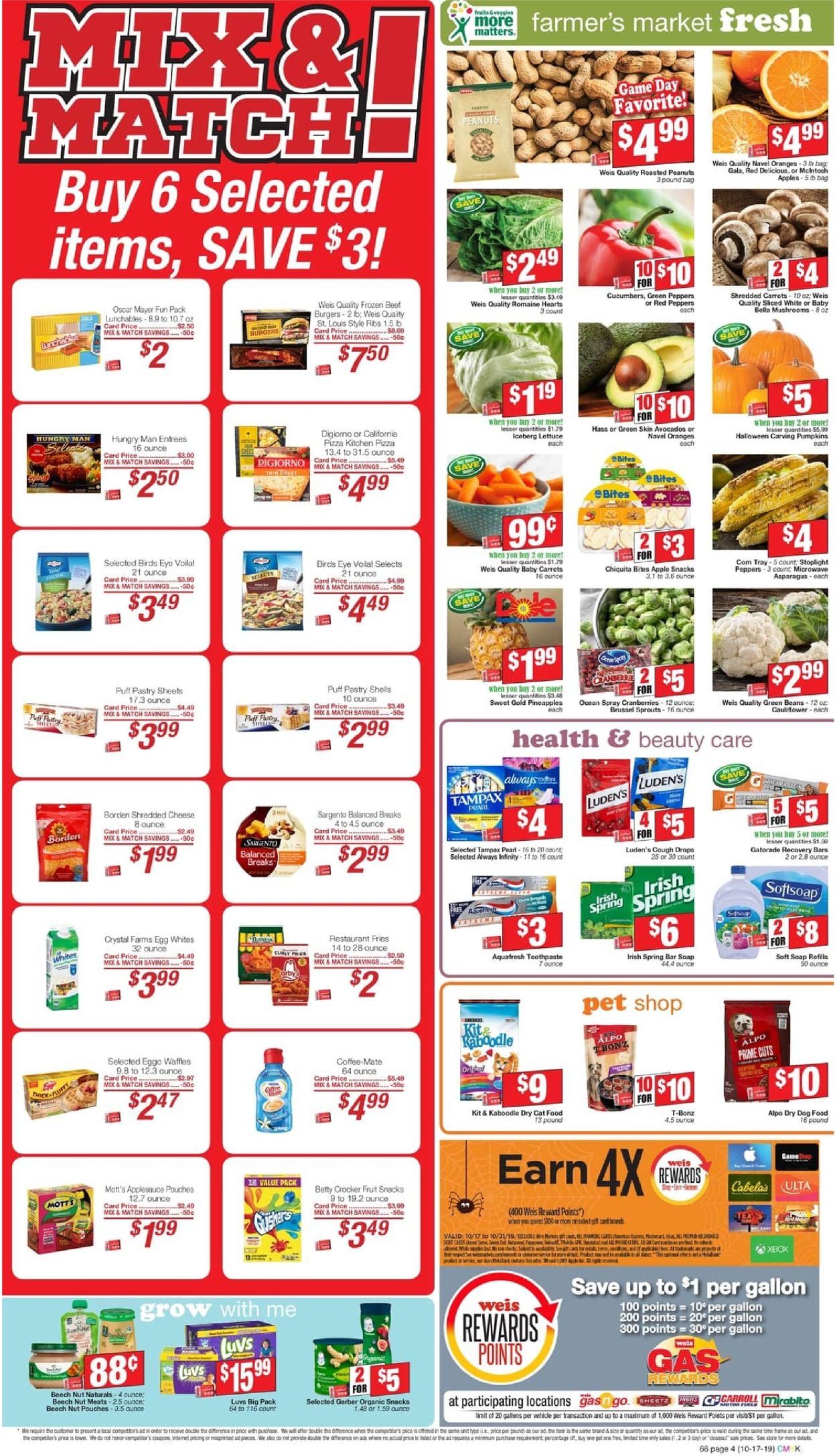 Catalogue Weis from 10/17/2019