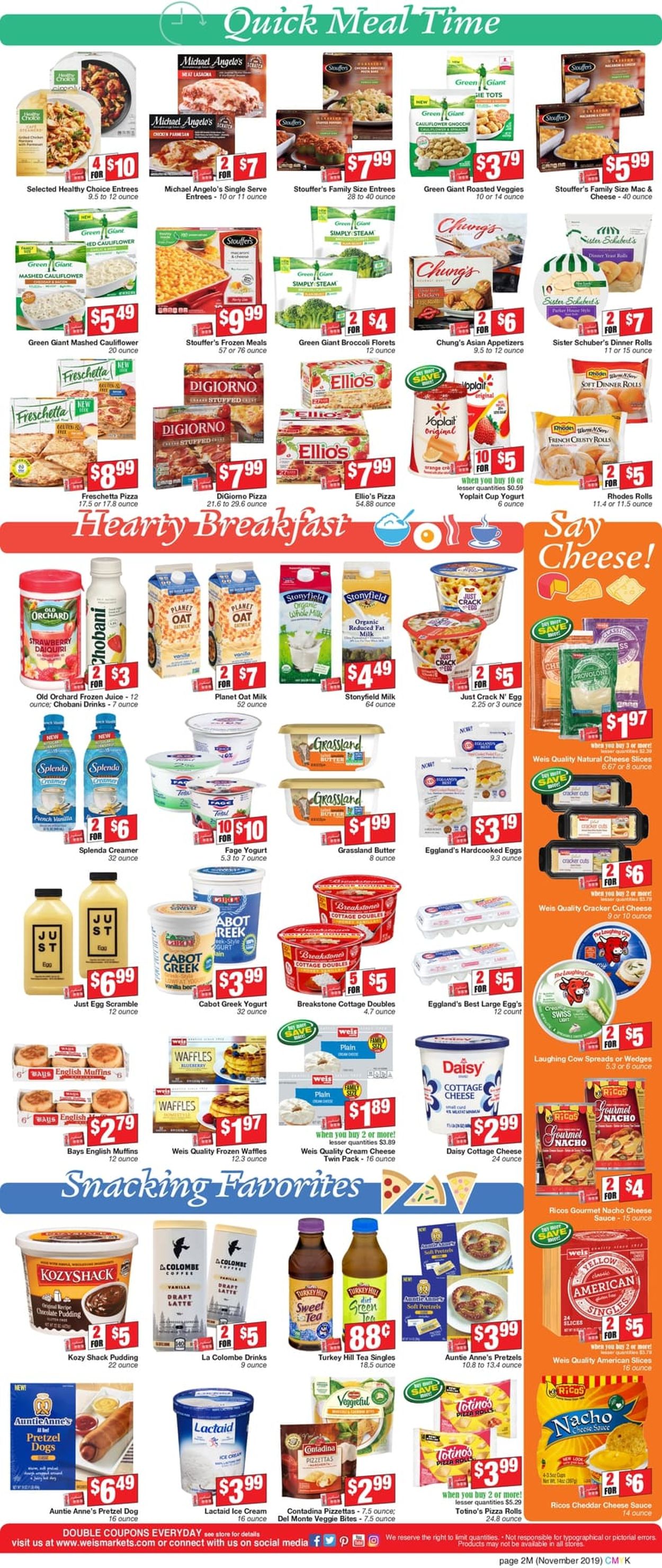 Catalogue Weis from 10/31/2019