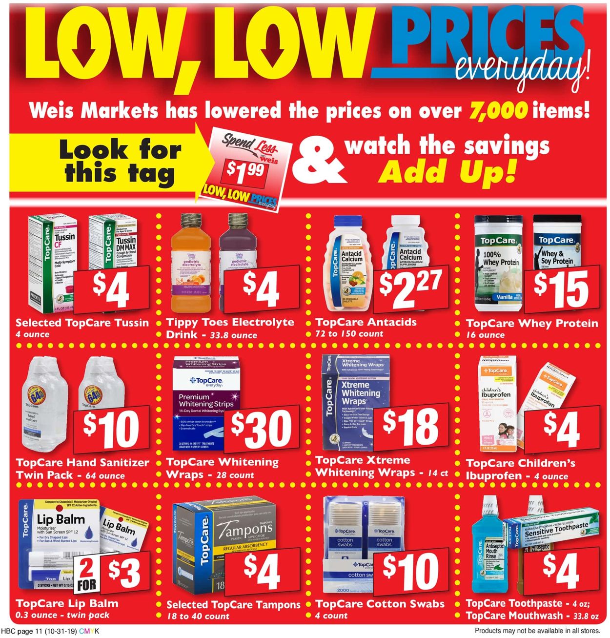 Catalogue Weis - Black Friday Ad 2019 from 10/31/2019