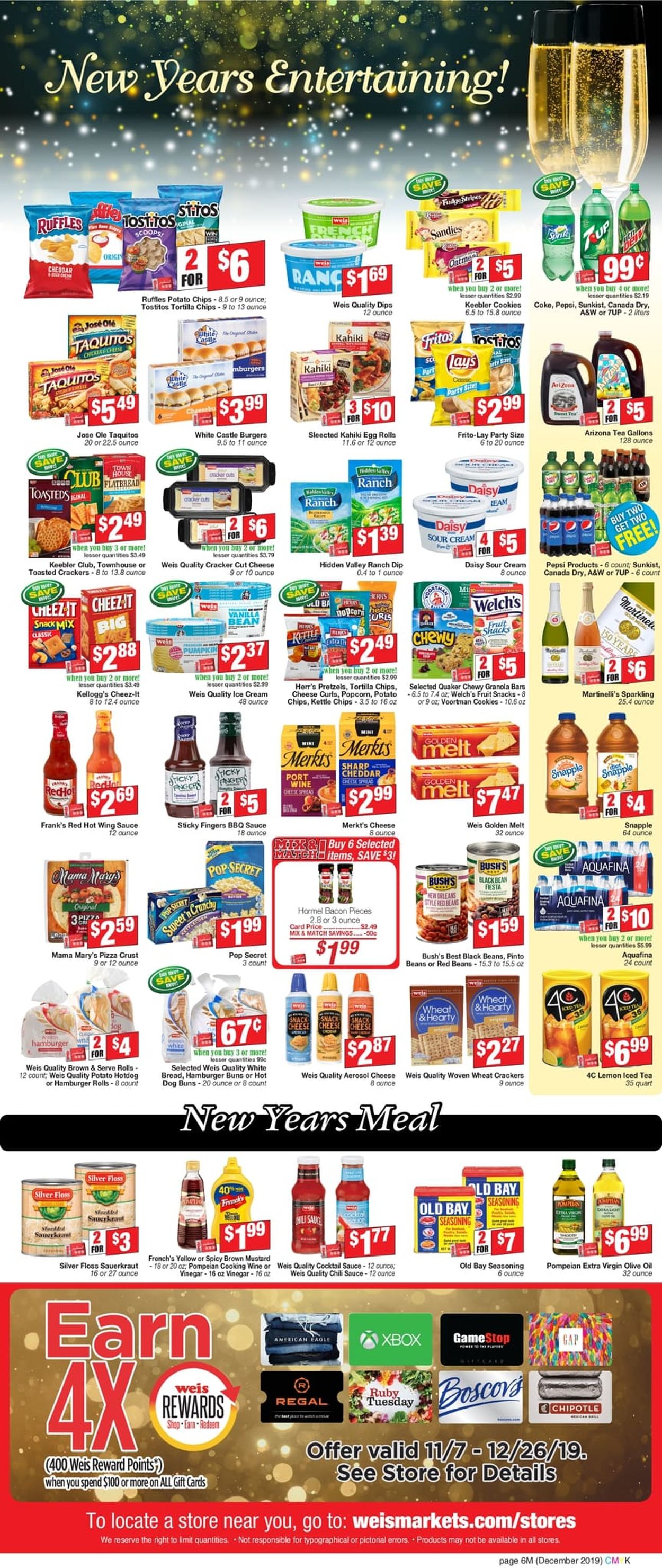 Catalogue Weis - Holidays Ad 2019 from 12/05/2019