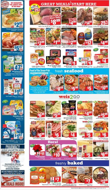 Catalogue Weis Holidays Ad 2019 from 12/12/2019