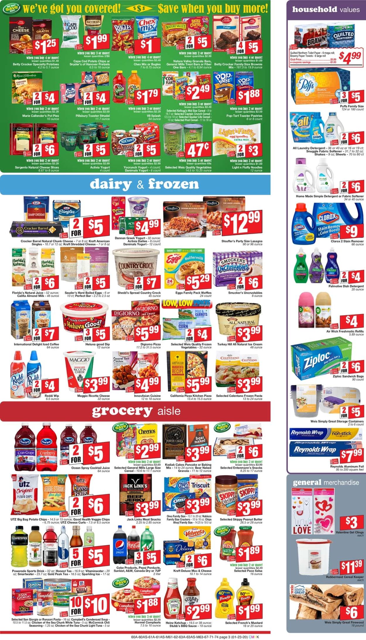 Catalogue Weis from 01/23/2020