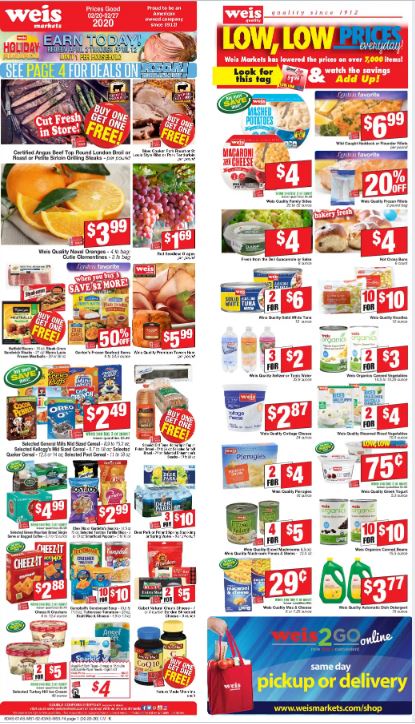 Catalogue Weis from 02/20/2020
