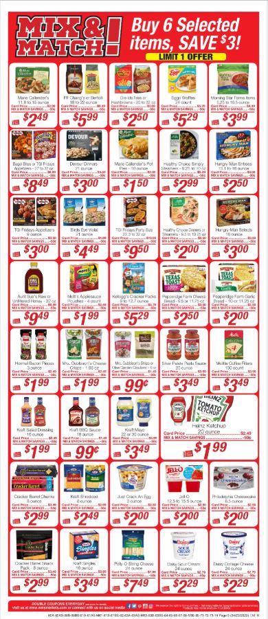 Catalogue Weis from 04/23/2020