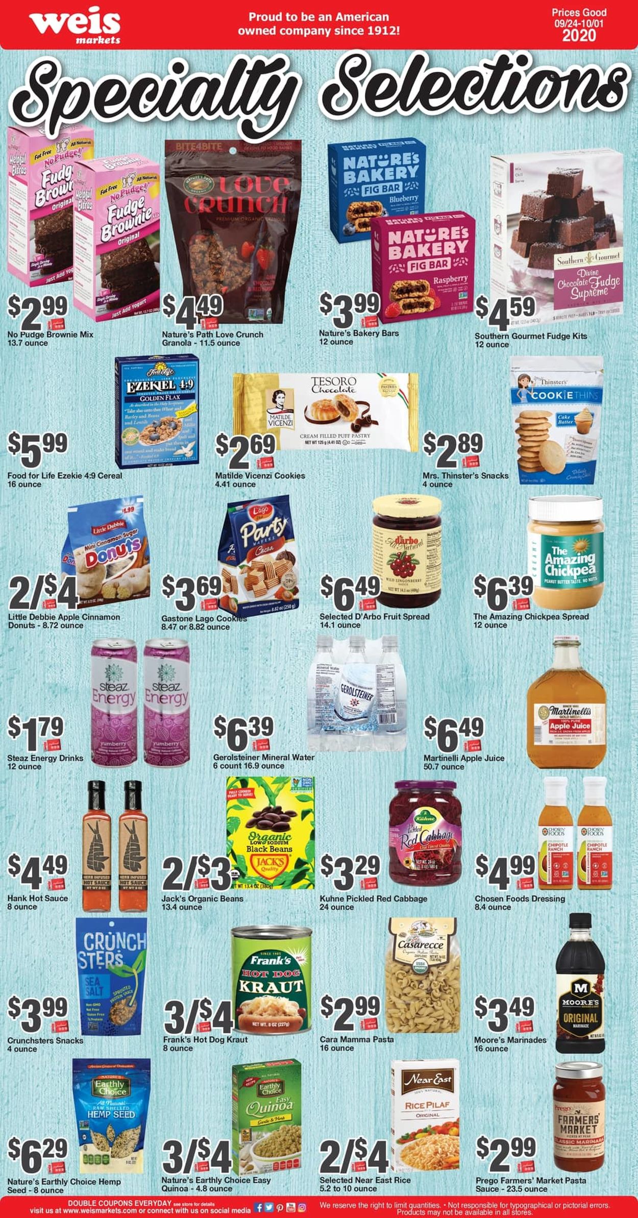 Catalogue Weis from 09/24/2020