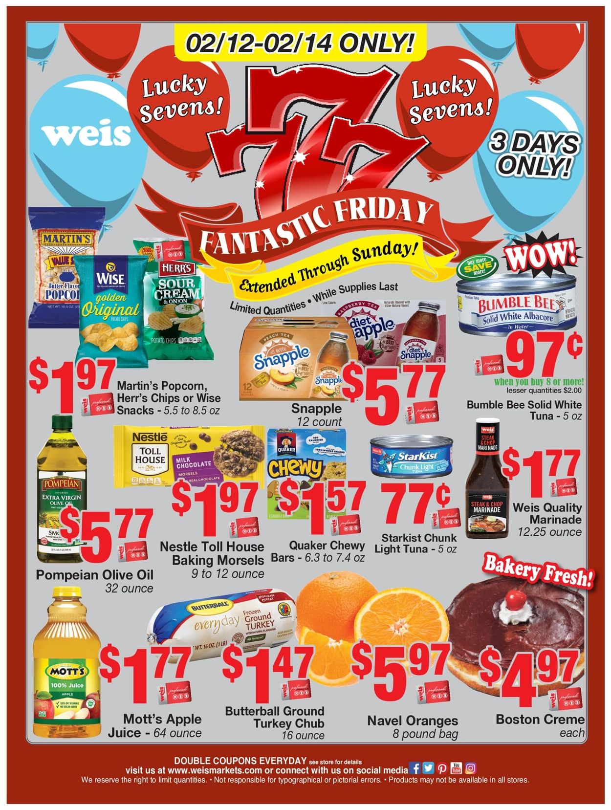 Catalogue Weis from 02/12/2021