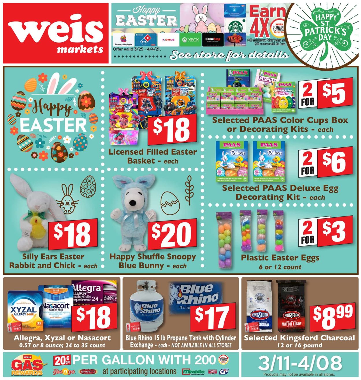 Weis Easter 2021 Current weekly ad 03/25 04/04/2021