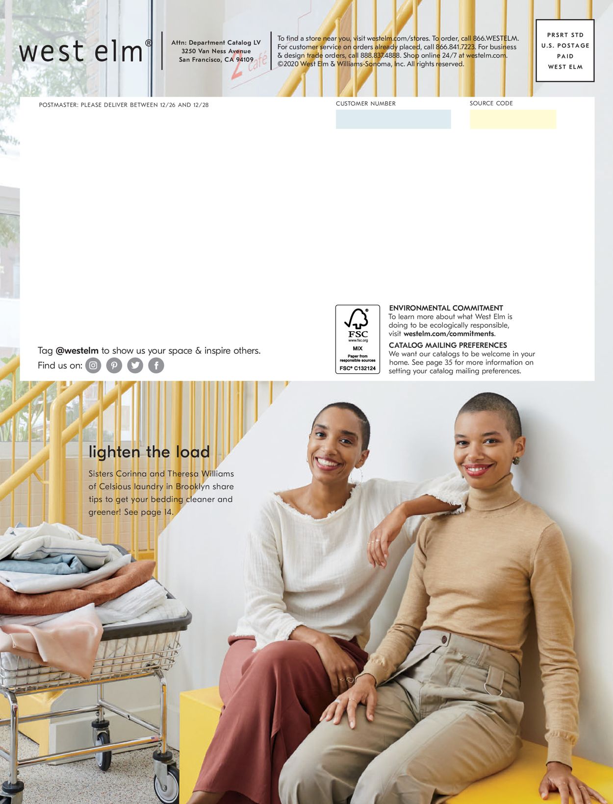 Catalogue West Elm from 12/16/2019