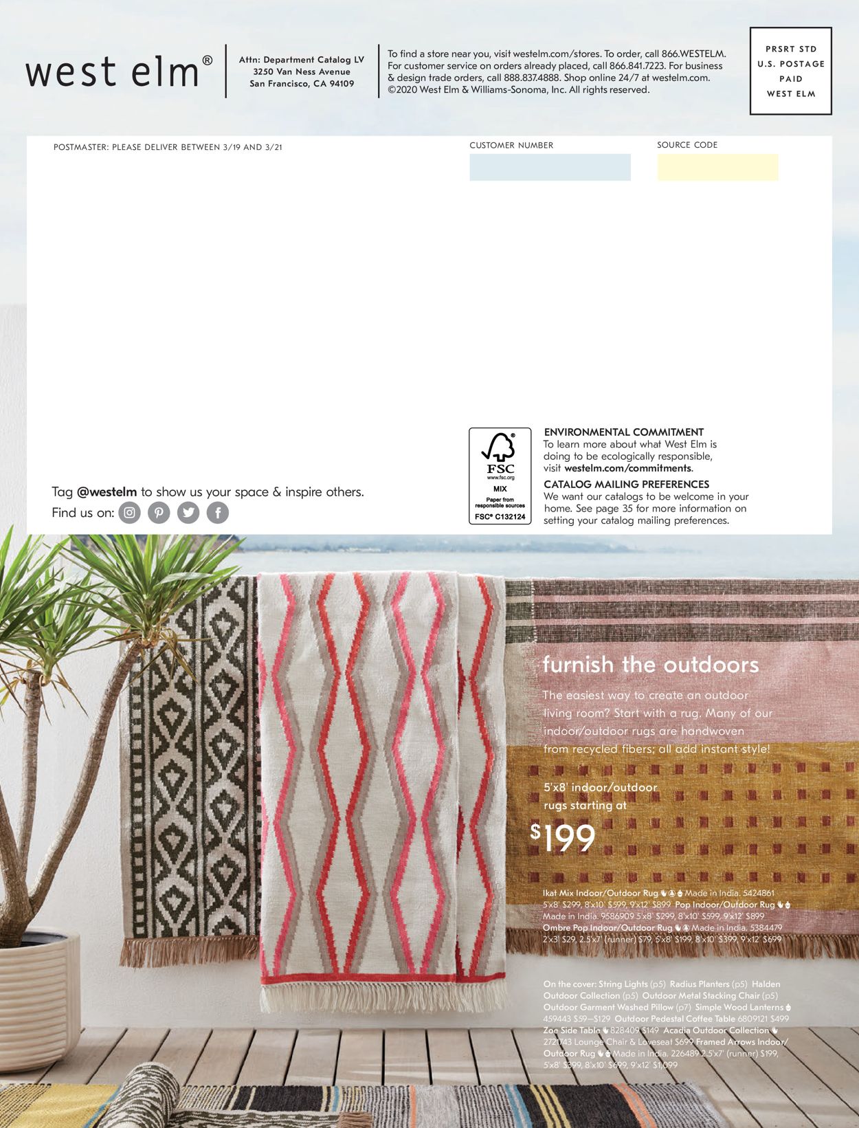 Catalogue West Elm from 03/24/2020