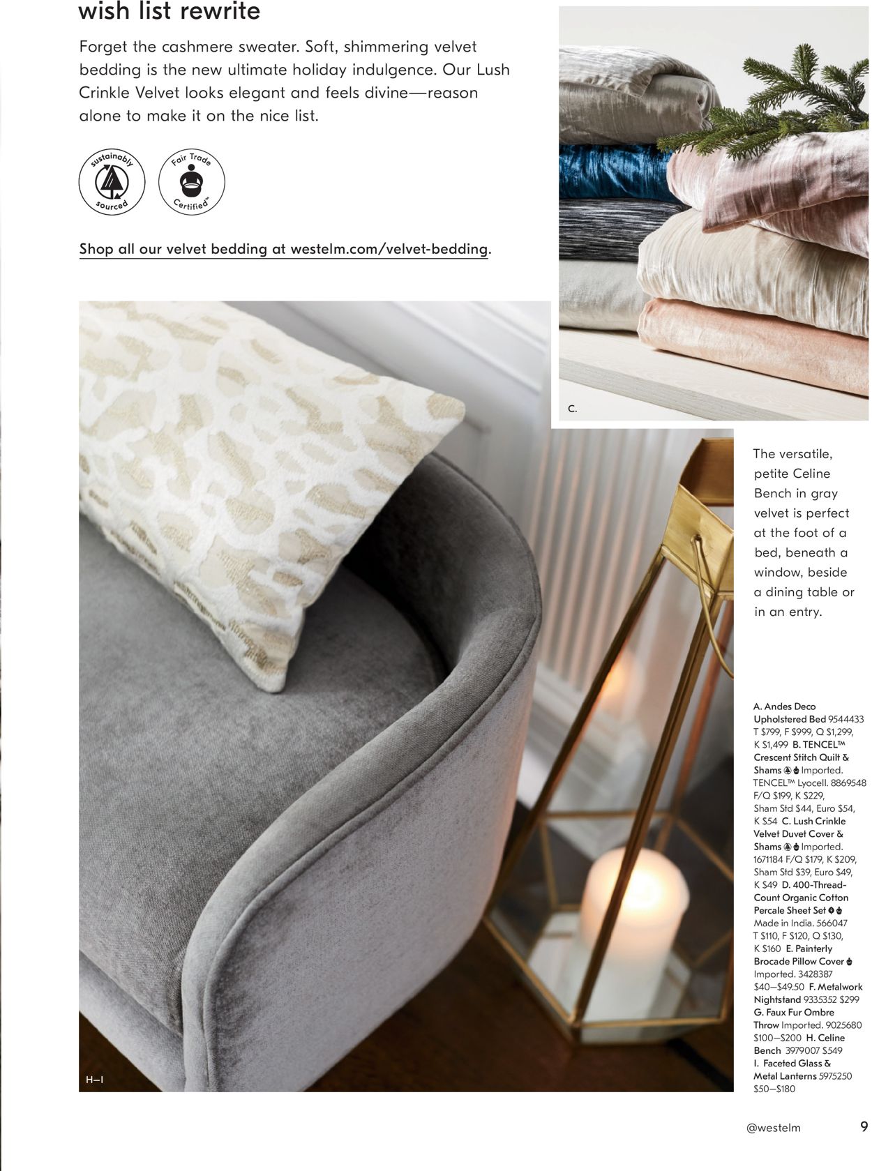 Catalogue West Elm from 10/20/2020